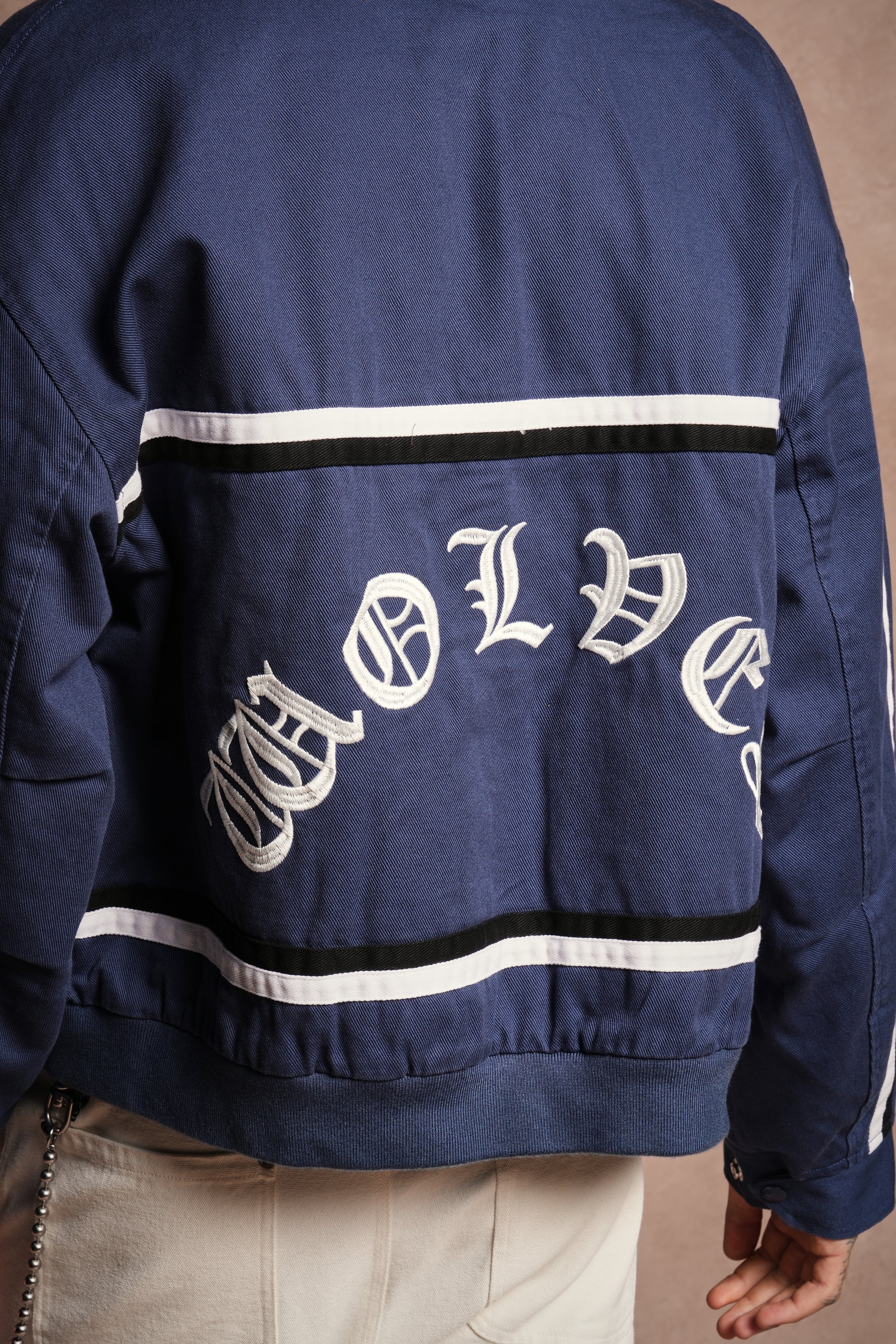 Mickey Frvr Big Moe Jacket in Navy