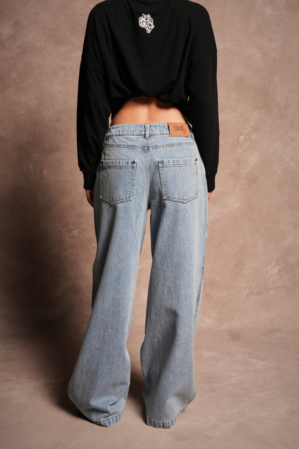 Wolves Chopper Brooklyn Denim Jeans in Light Wash