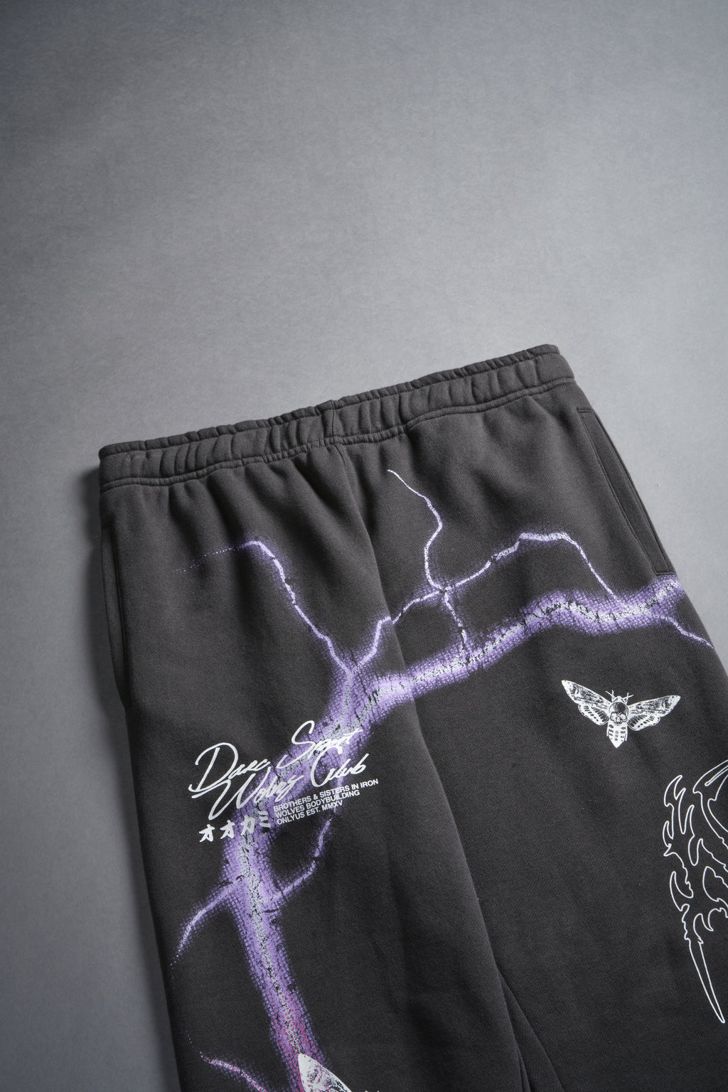 Charged Up She Post Lounge Sweats in Wolf Gray — imagem 7