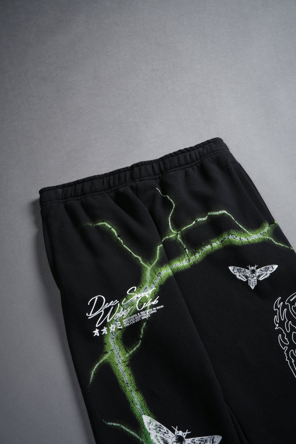 Charged Up She Post Lounge Sweats in Black — imagem 8