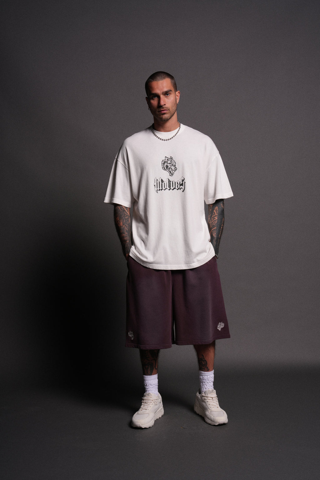 Determined "Premium" Oversized Tee in Cream — imagem 5