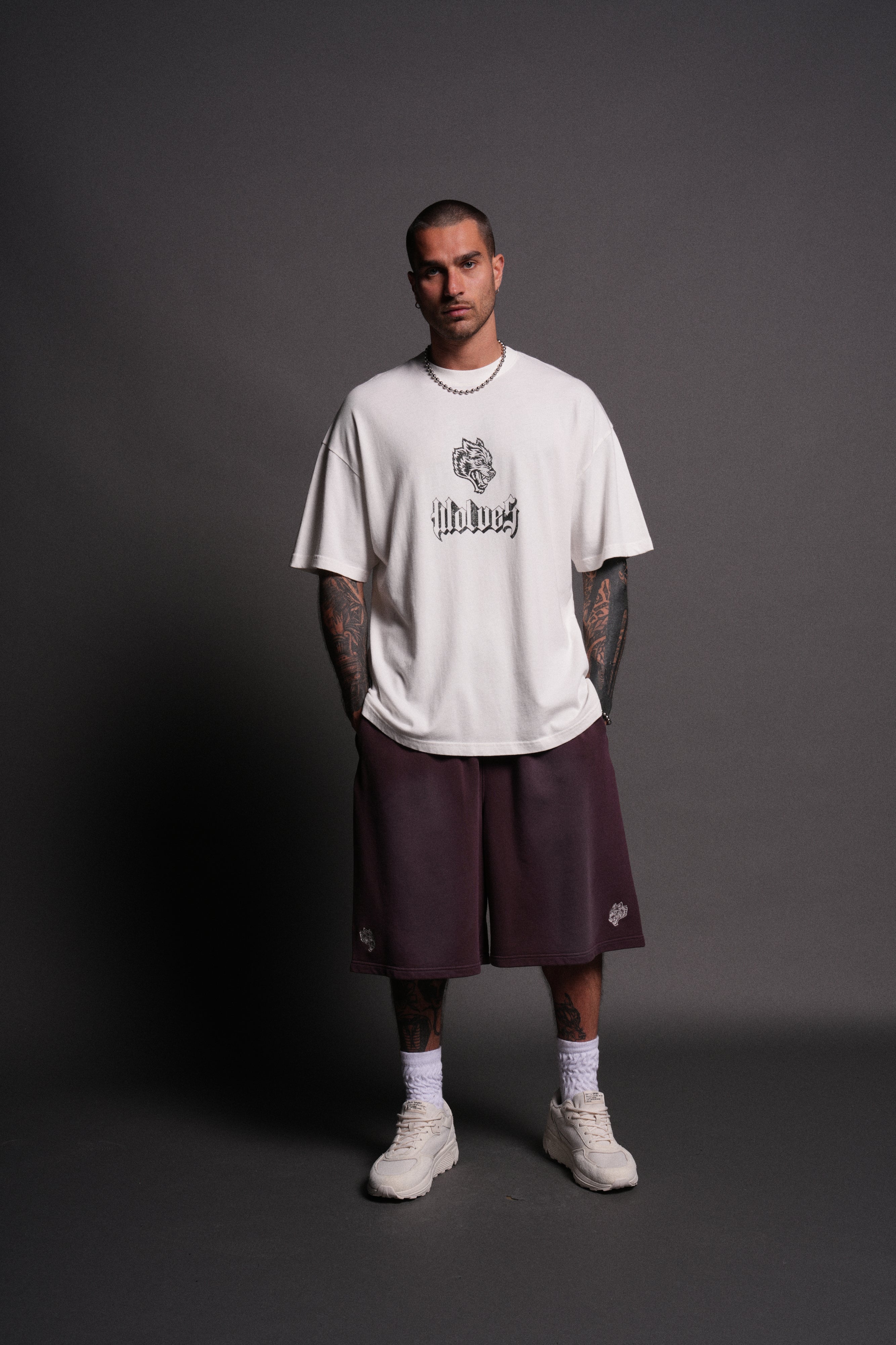 Determined "Premium" Oversized Tee in Cream — imagem 5