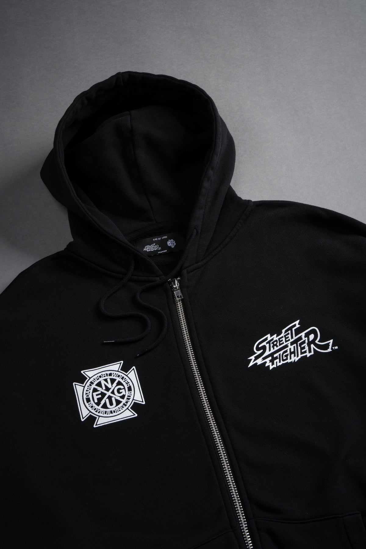 Final Boss "Chambers" Zip Hoodie in Black - imagem 7