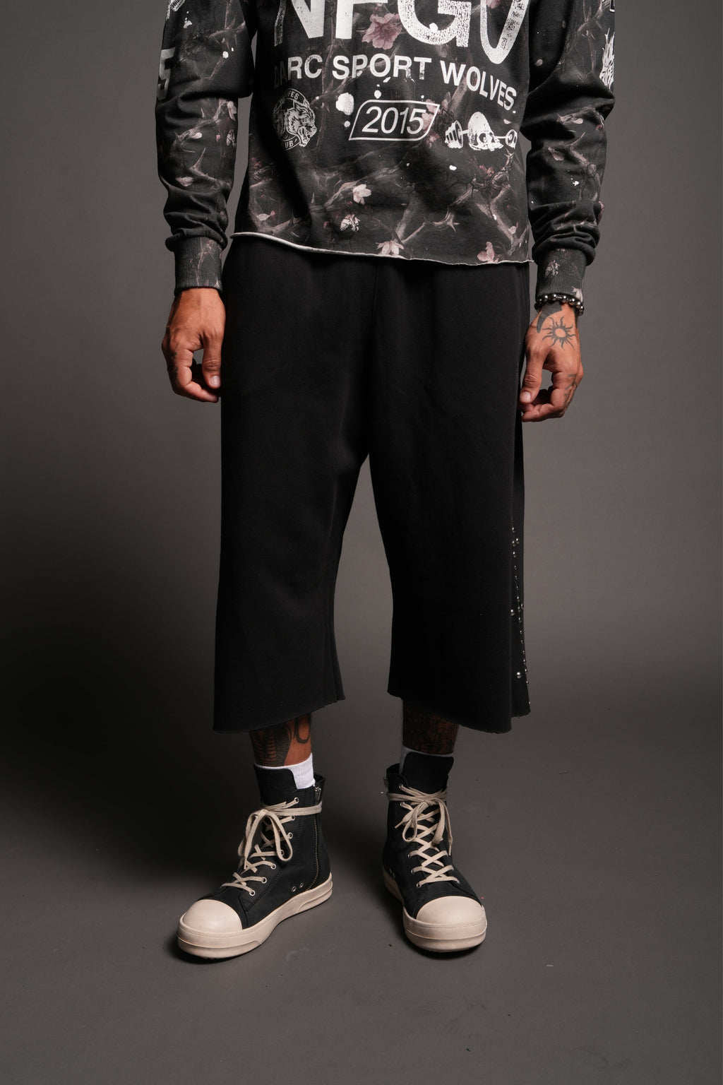 Wolves Heritage Lennox Sweat Pants In Black - imagem 2