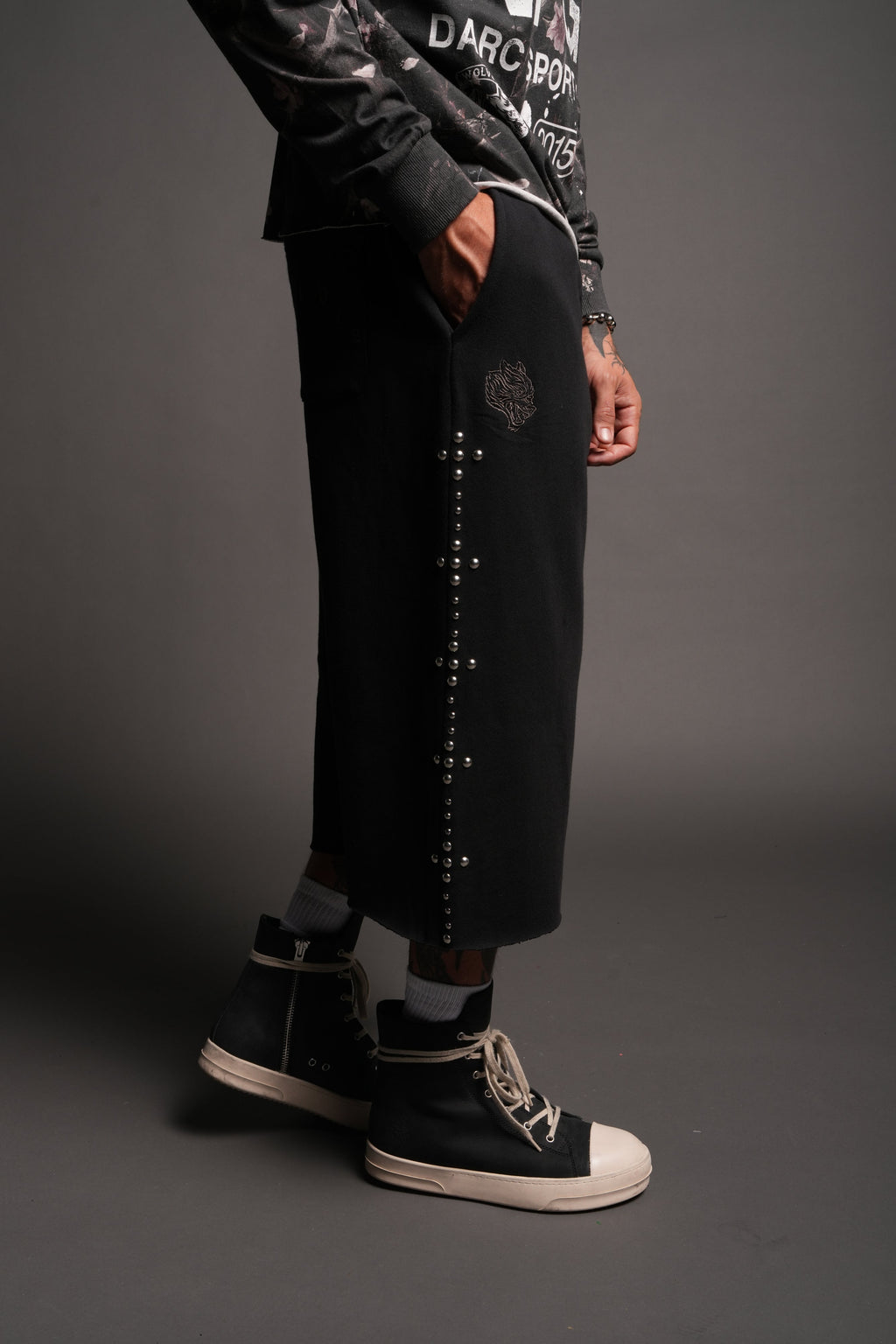 Wolves Heritage Lennox Sweat Pants In Black - imagem 5