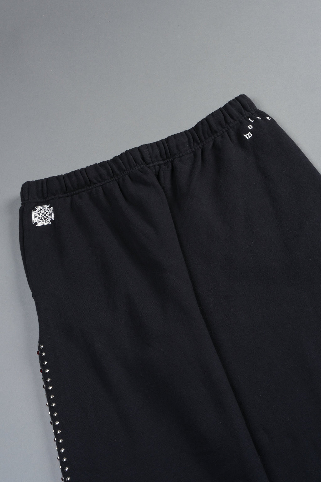 Stud Muerto Baggier Bigelow Sweat Pants In Black