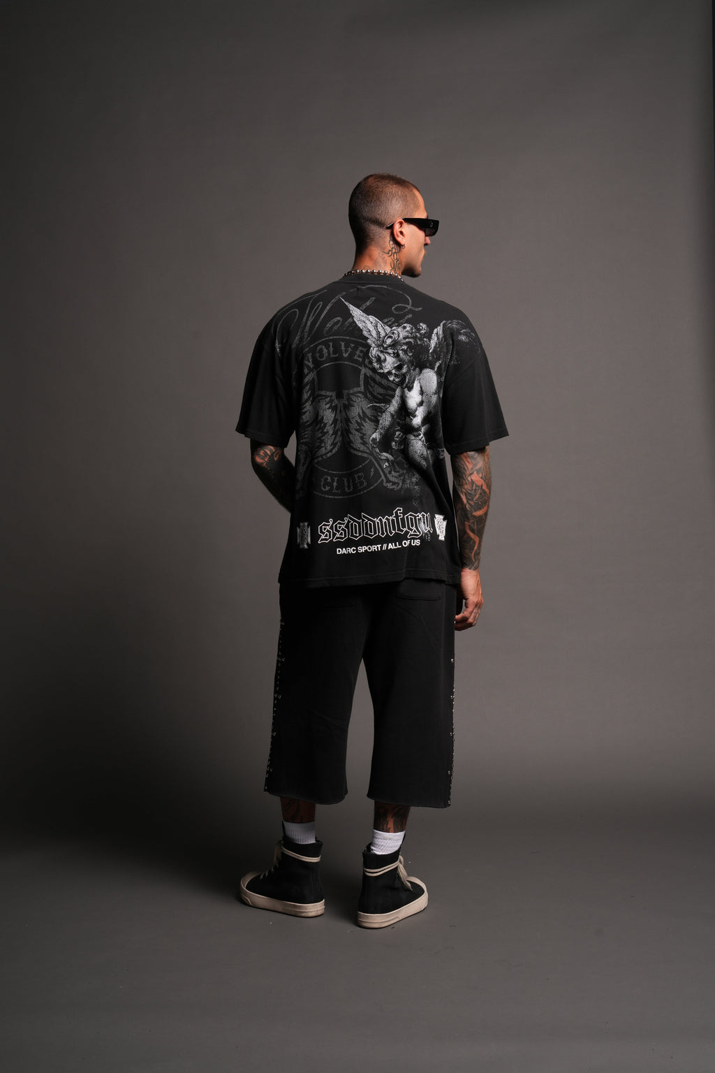 Wolves Heritage Lennox Sweat Pants In Black - imagem 7
