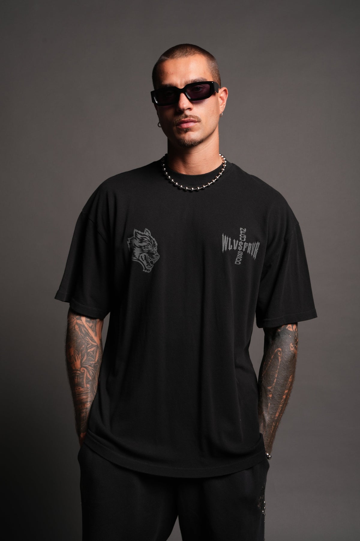 All Of Us 1 Of 500 Premium Oversized Tee In Black - imagem 2