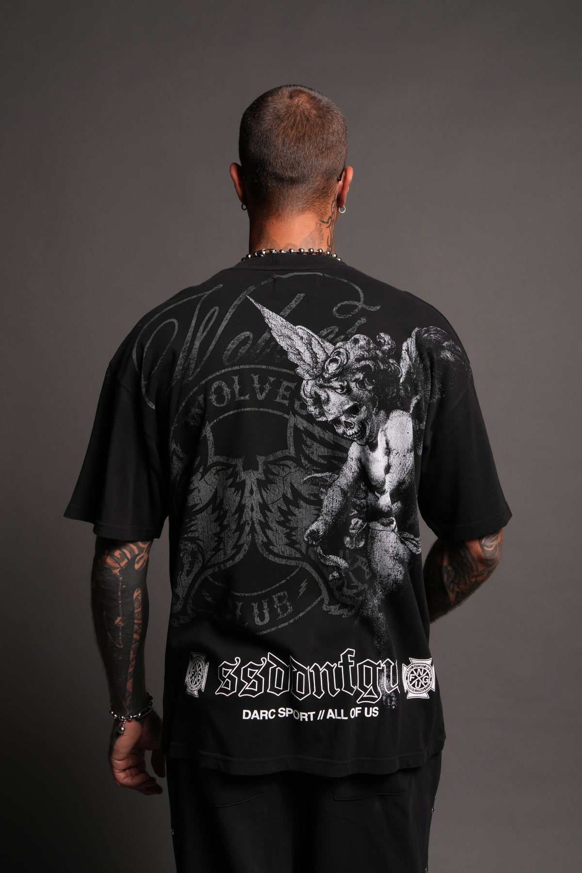 All Of Us 1 Of 500 Premium Oversized Tee In Black - imagem 4