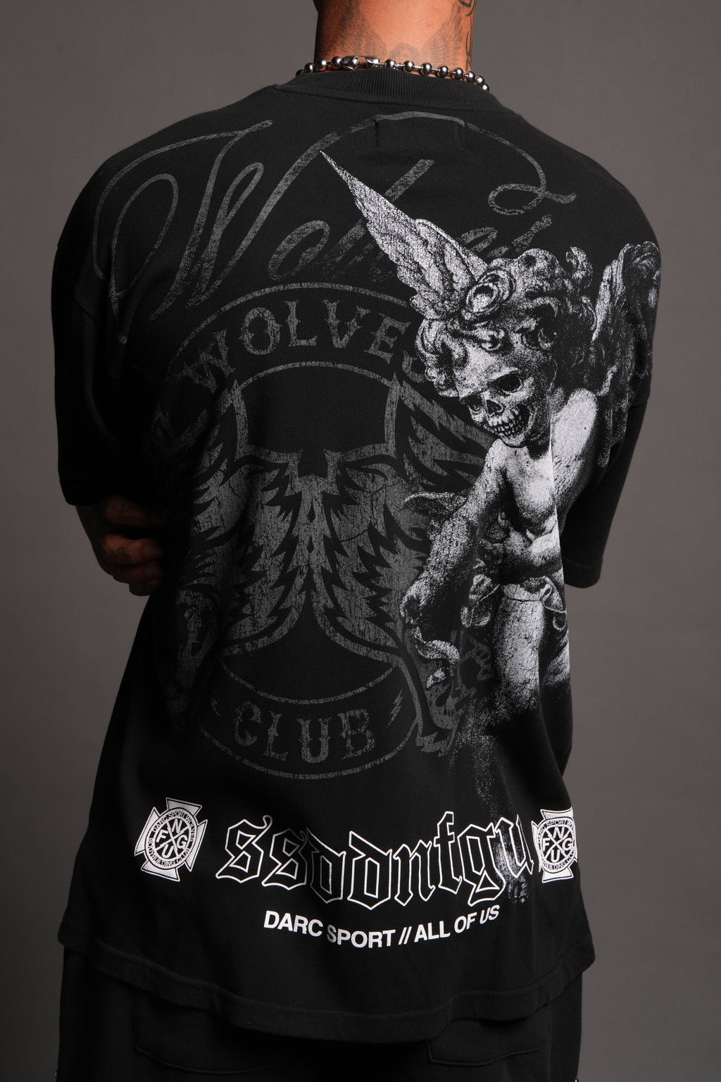 All Of Us 1 Of 500 Premium Oversized Tee In Black - imagem 8