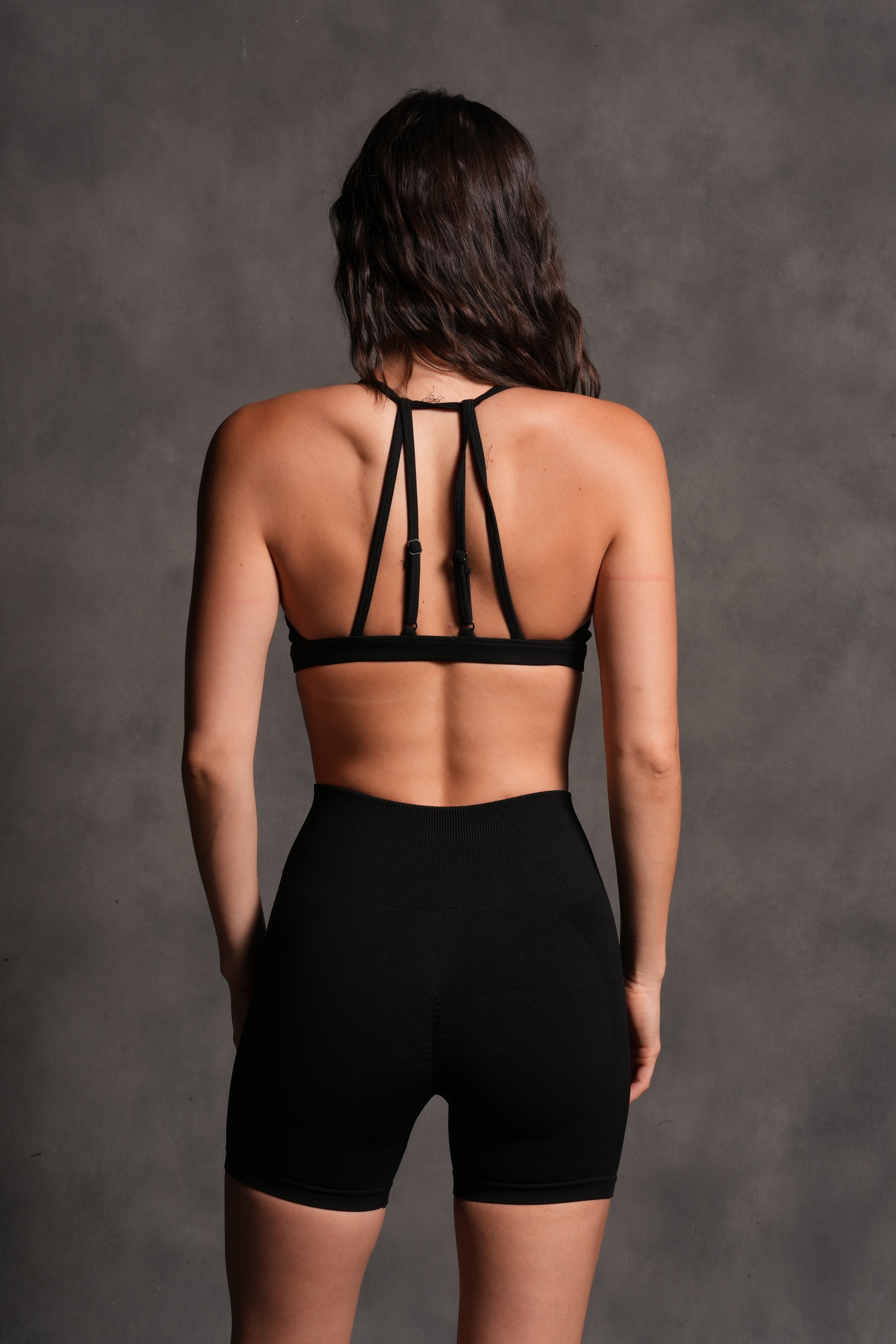 She Chopper Alexa Soft Seamless Bra in Black