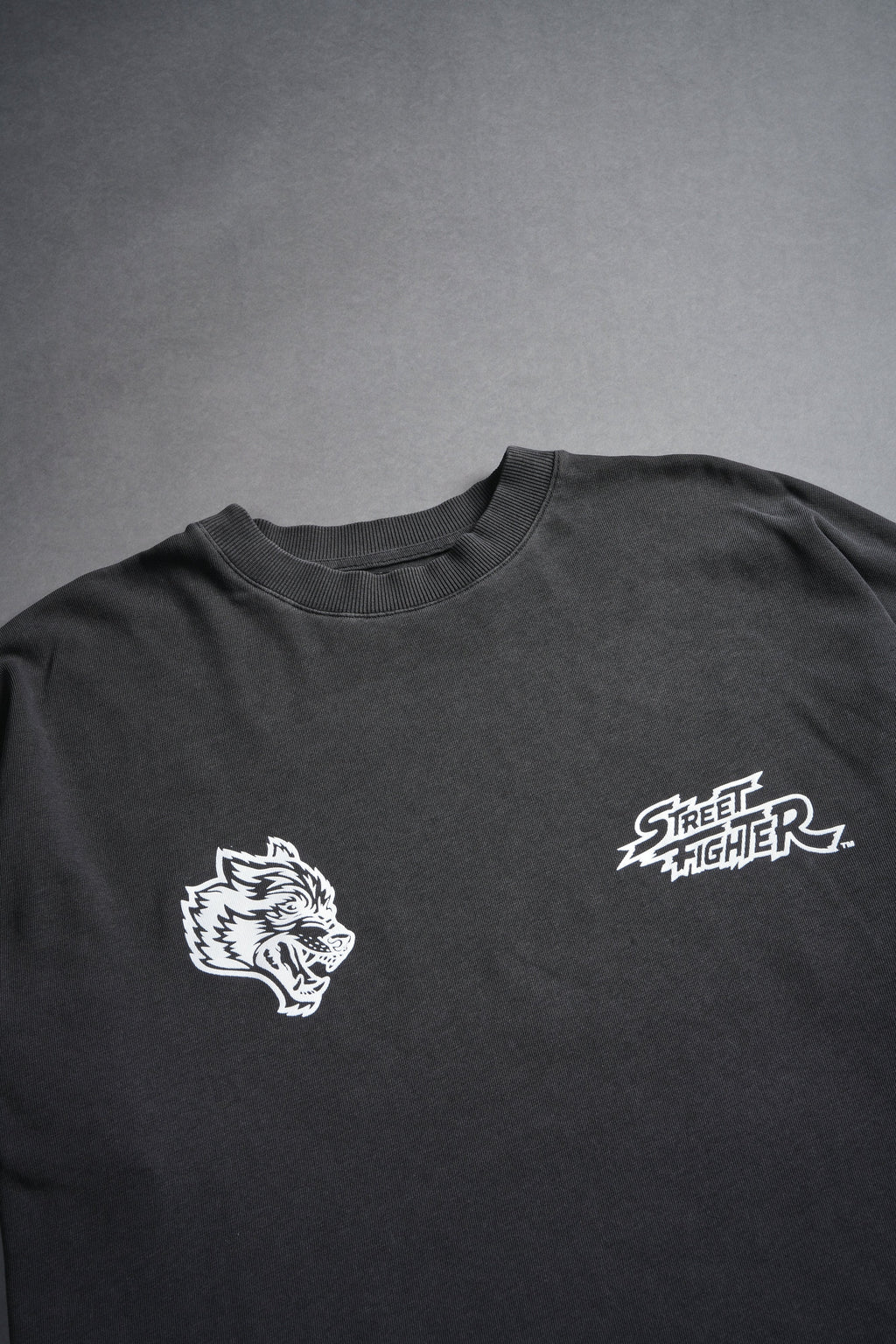 Final Boss "Premium" Unisex Oversized Tee in Wolf Gray - imagem 5