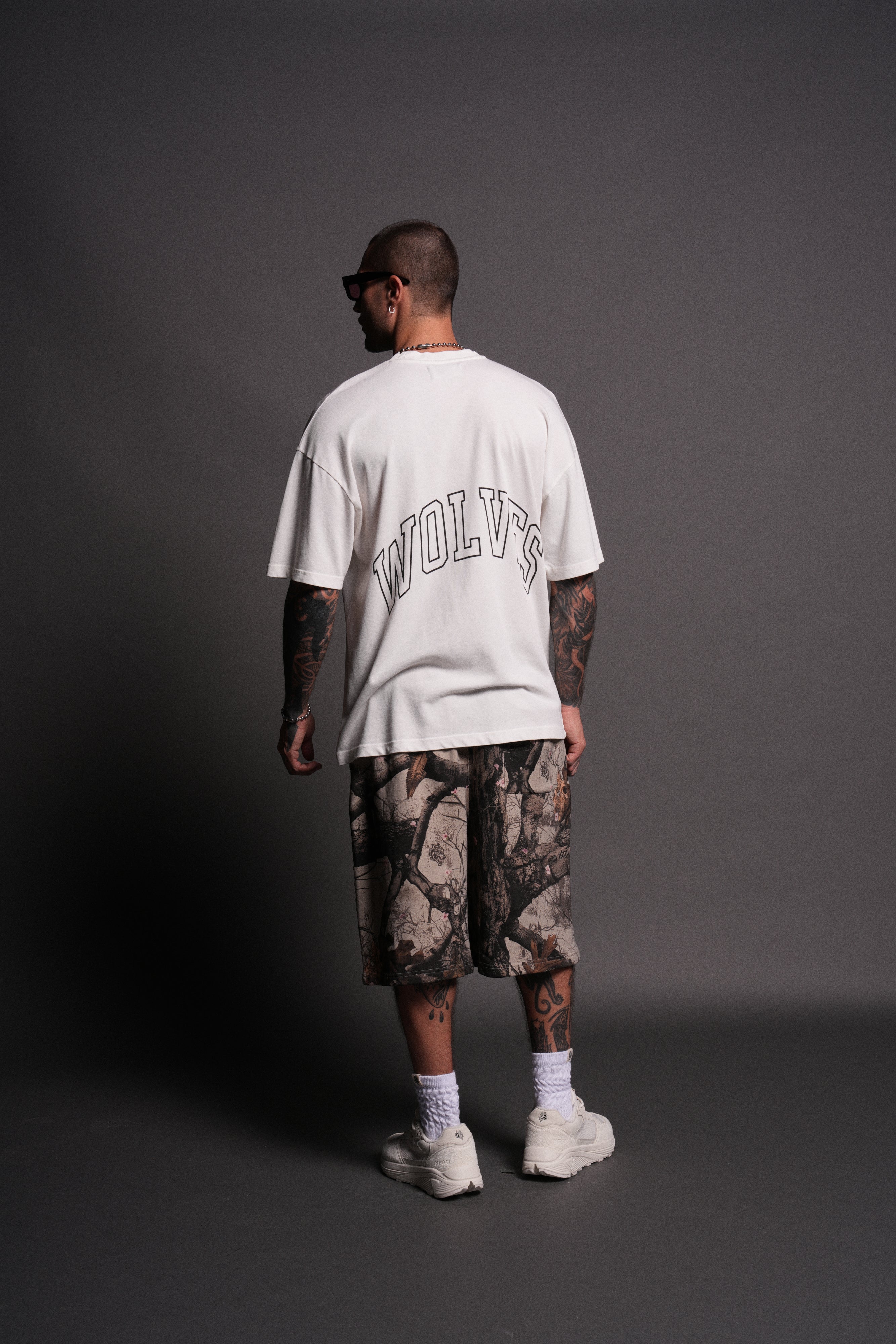 Enraged "Premium" Oversized Tee in Cream — imagem 6
