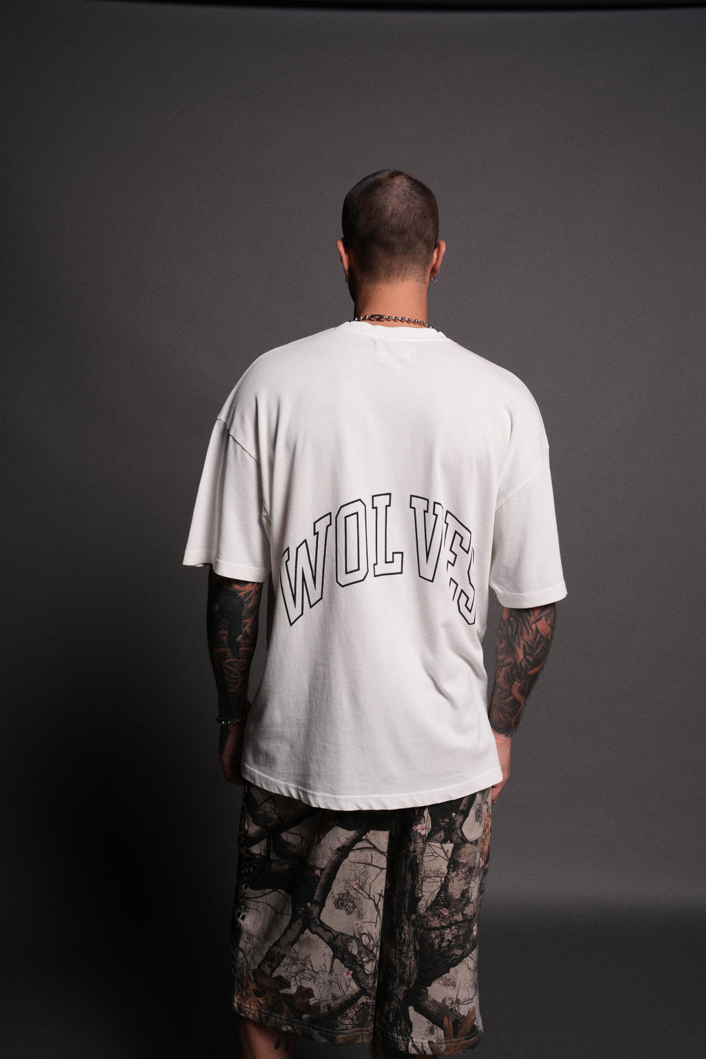 Enraged "Premium" Oversized Tee in Cream — imagem 2