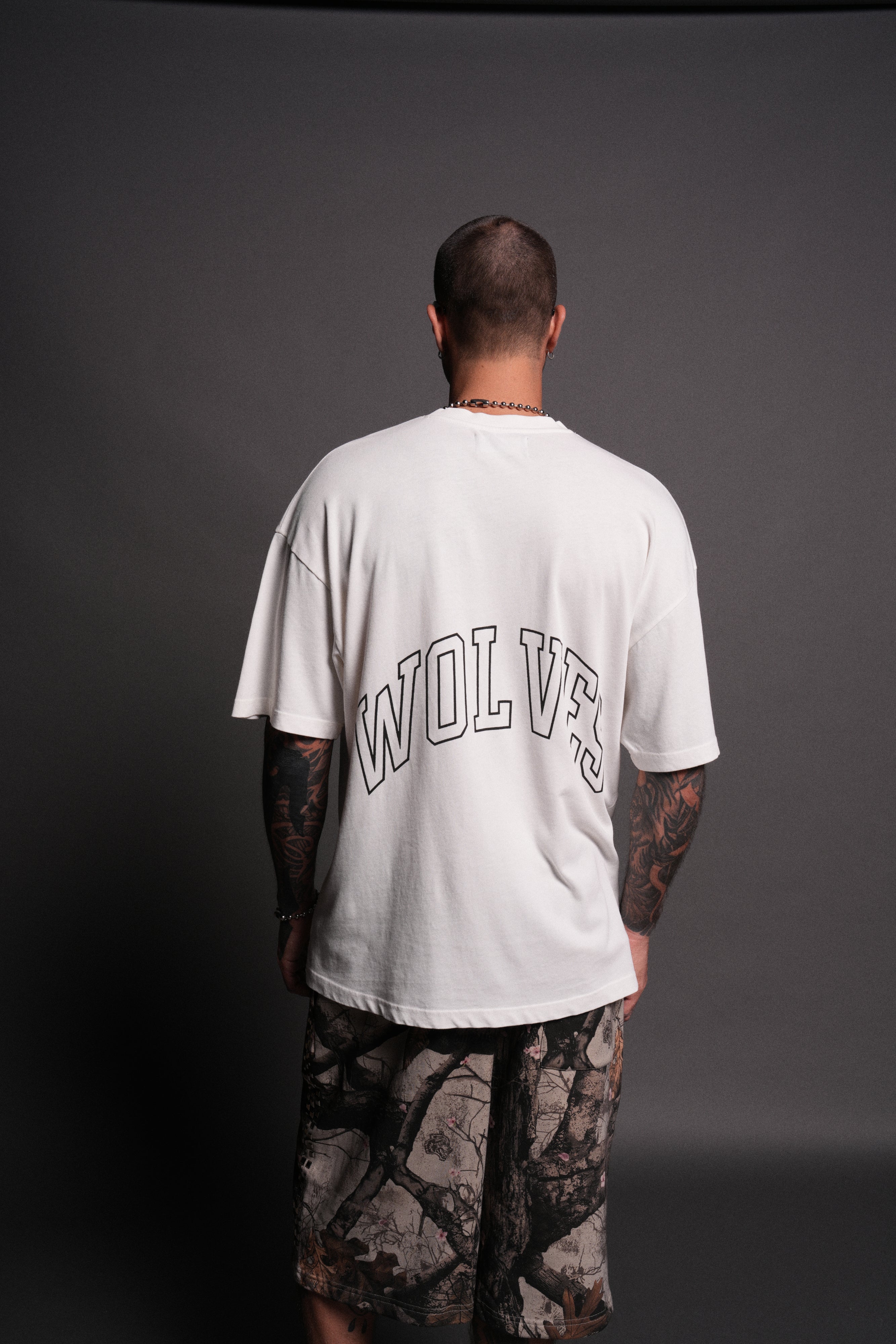 Enraged "Premium" Oversized Tee in Cream — imagem 2