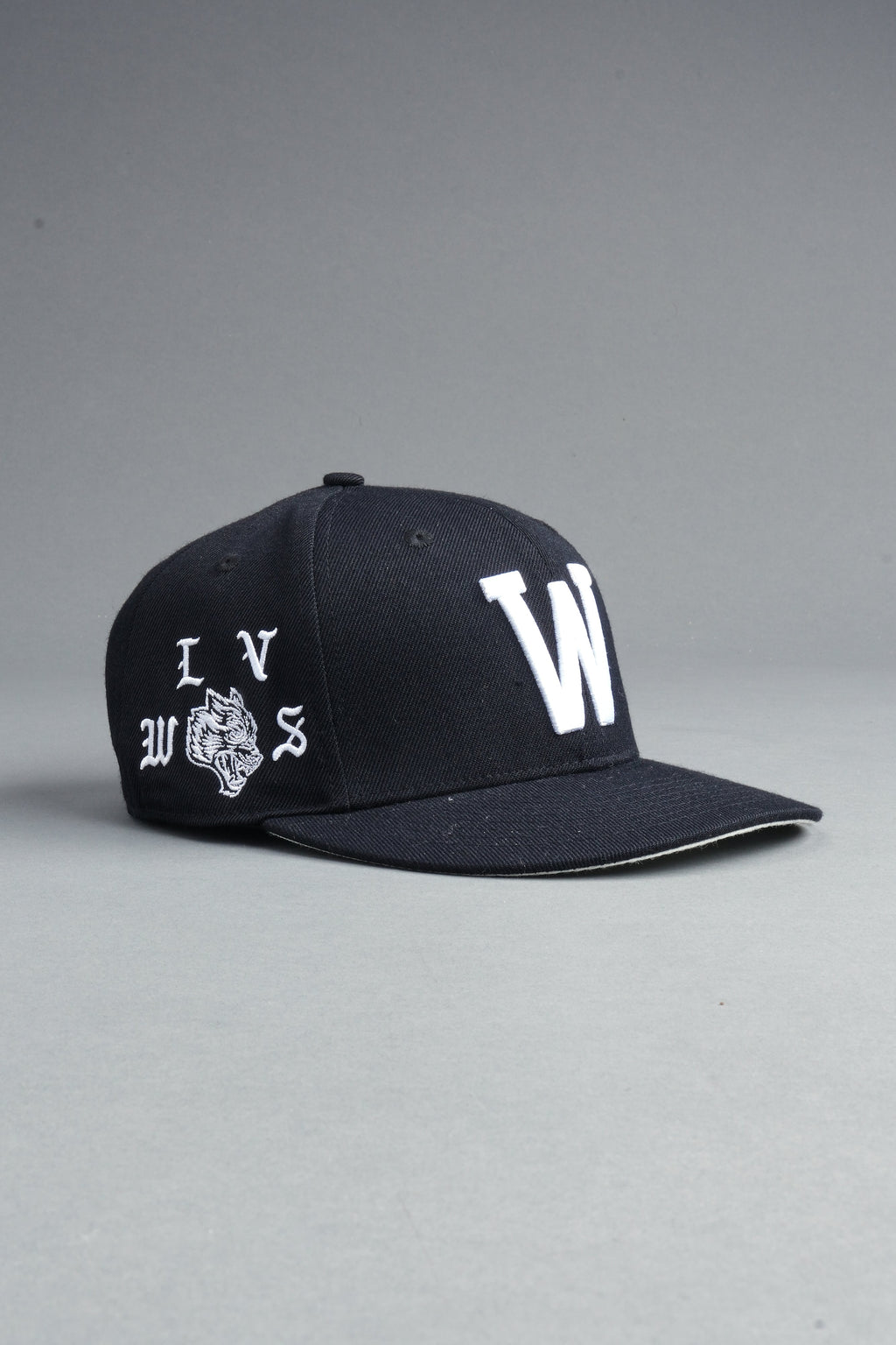 Nuestra Senora Fitted Cap In Black