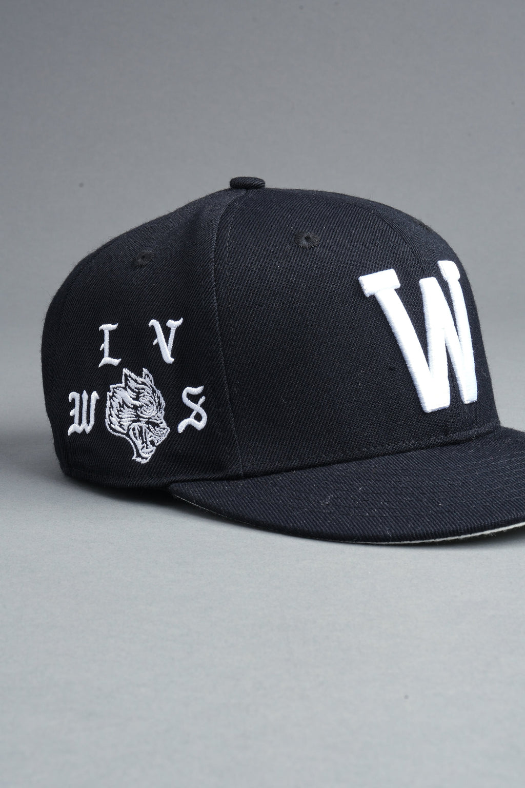 Nuestra Senora Fitted Cap In Black