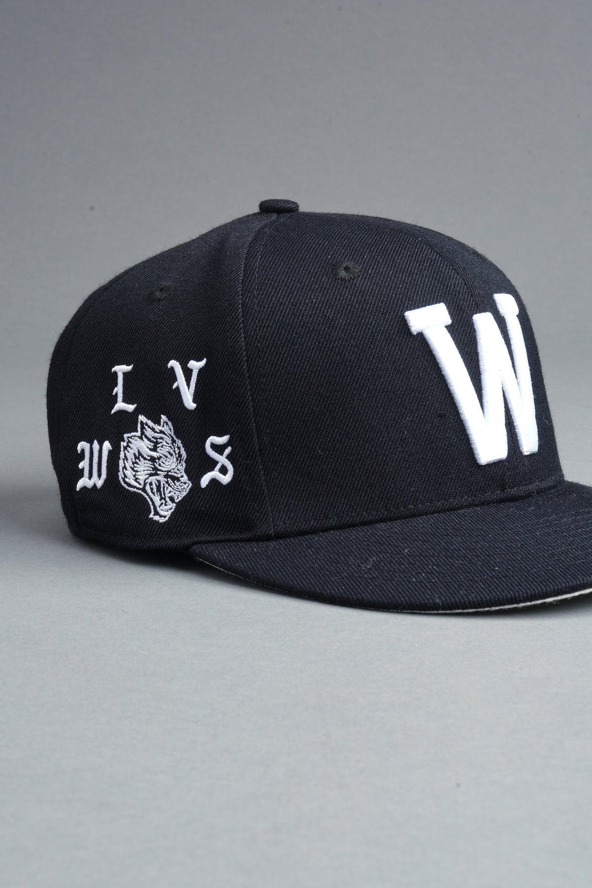 Nuestra Senora Fitted Cap In Black