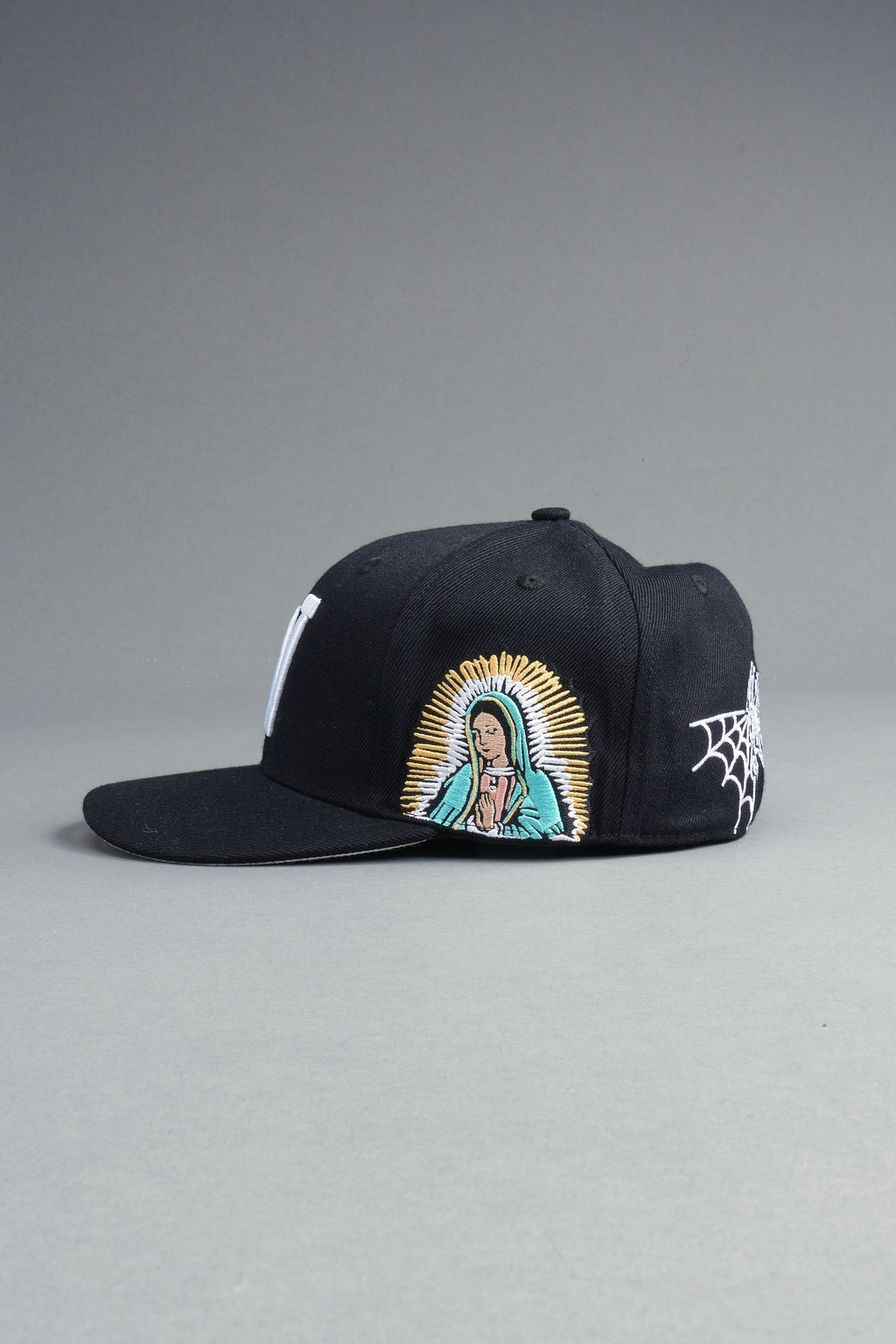 Nuestra Senora Fitted Cap In Black