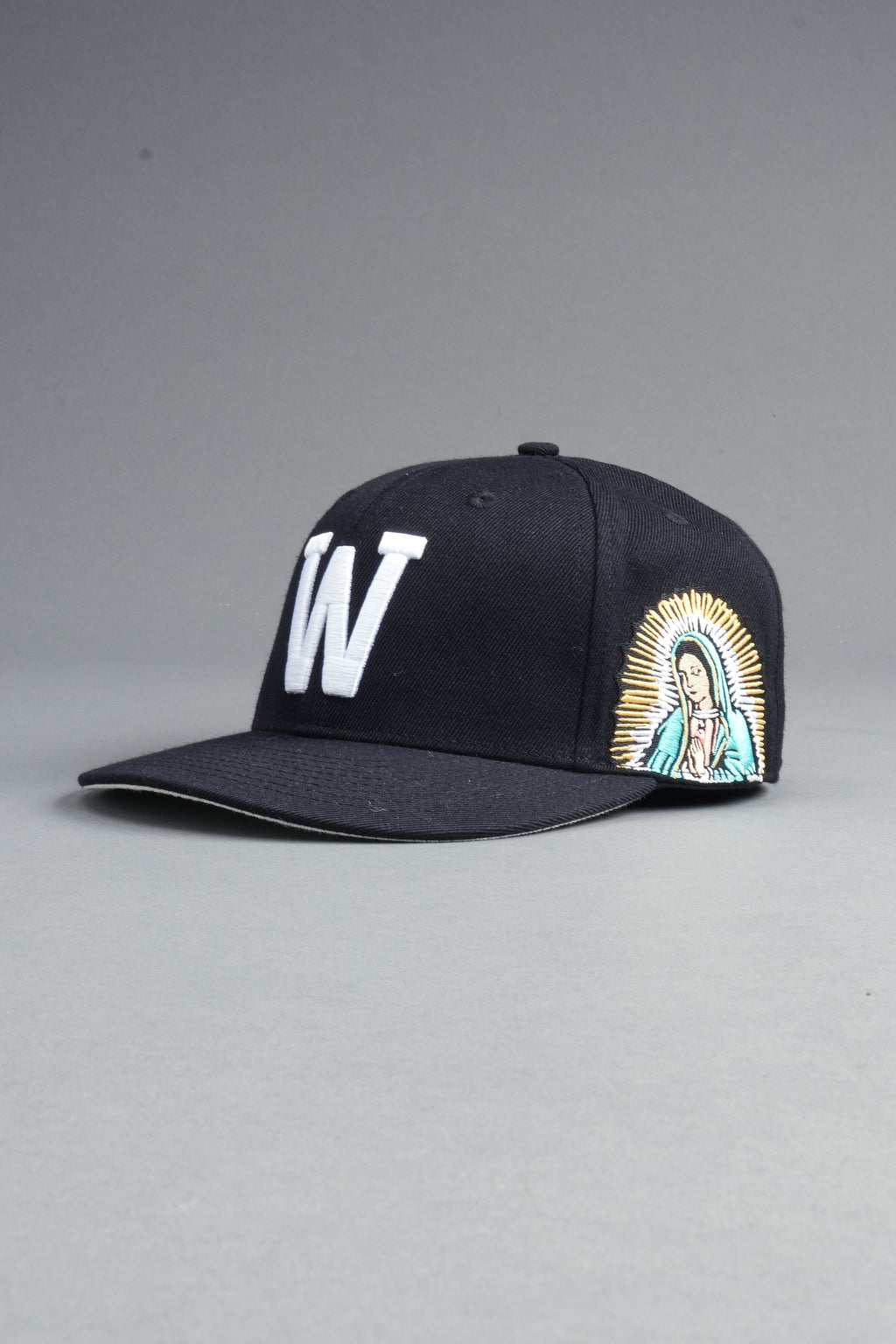 Nuestra Senora Fitted Cap In Black