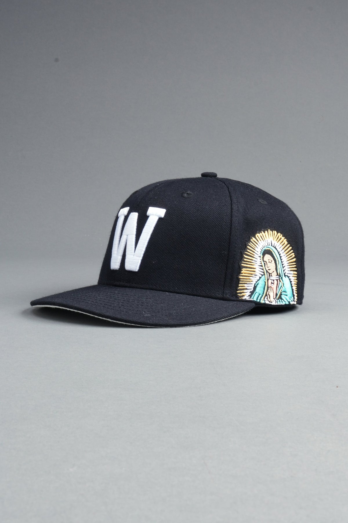 Nuestra Senora Fitted Cap In Black