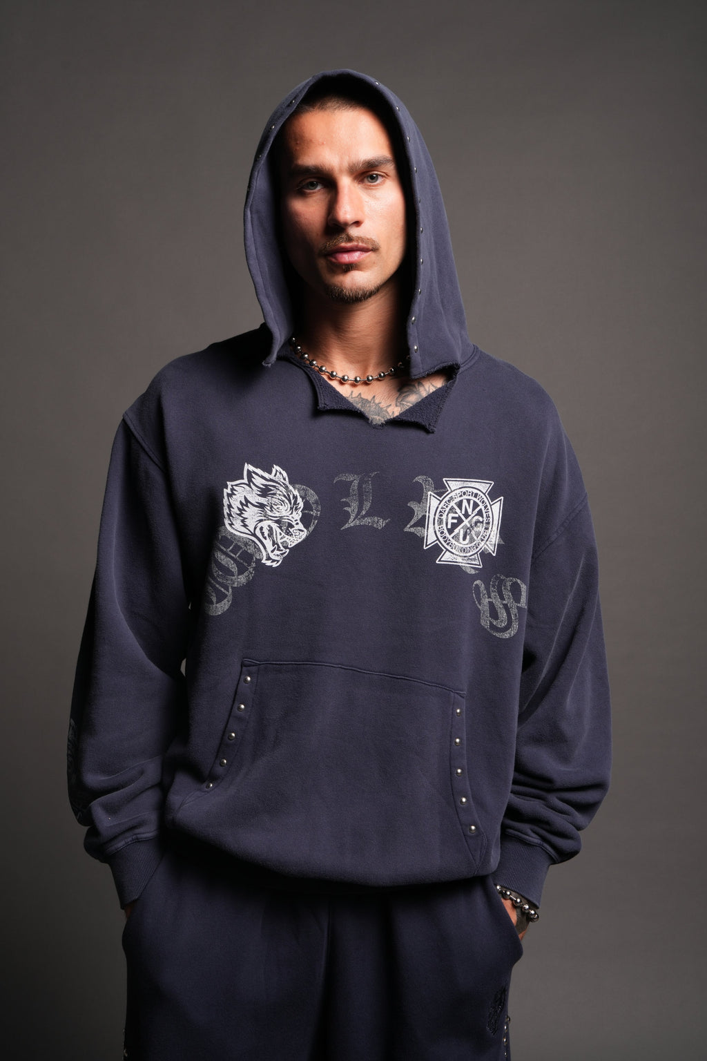 Our Legacy Dempsey Hoodie In Navy - imagem 2