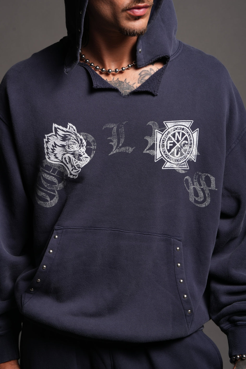 Our Legacy Dempsey Hoodie In Navy - imagem 5