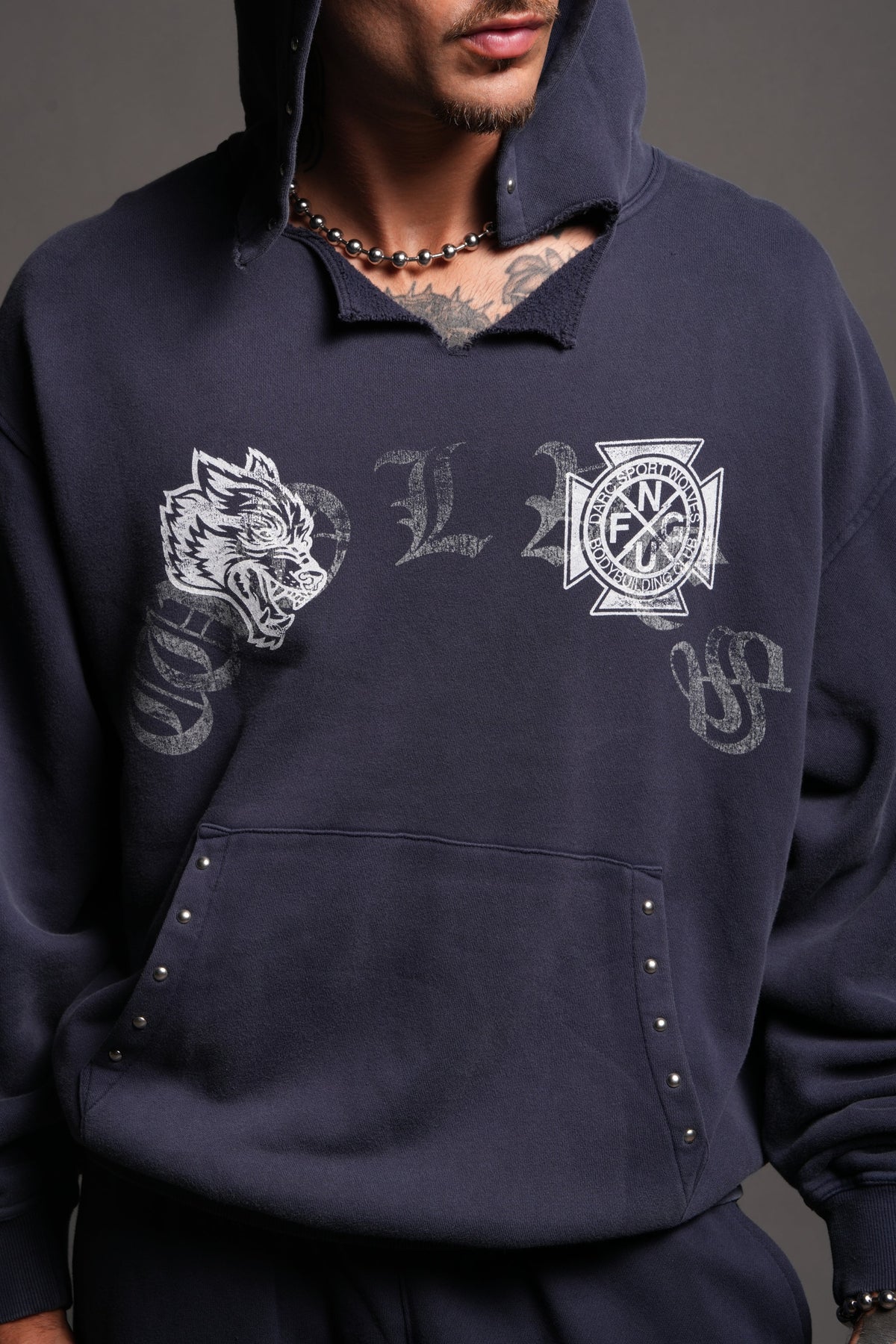 Our Legacy Dempsey Hoodie In Navy - imagem 5