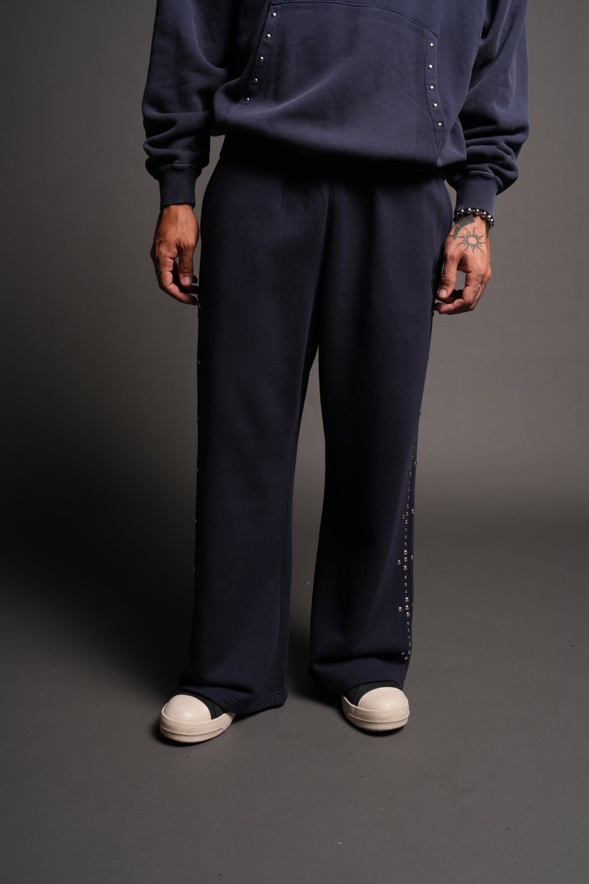 Wolves Heritage Lennox Sweat Pants In Navy - imagem 2
