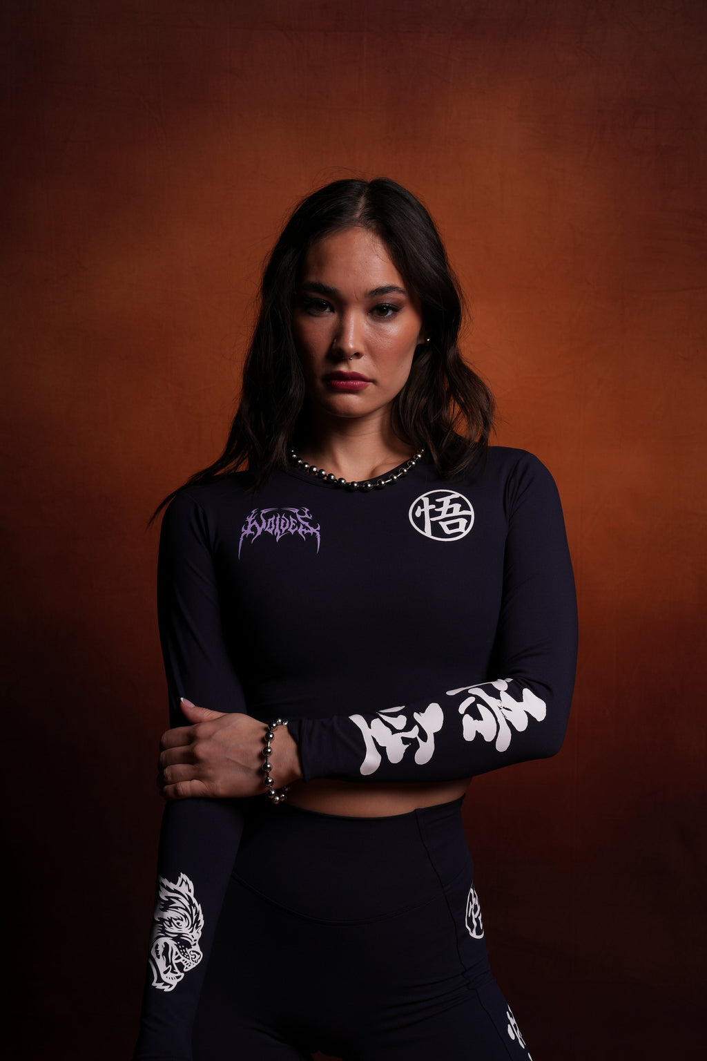 Go Wolves L/S "Energy" Top in Nightshade — imagem 1