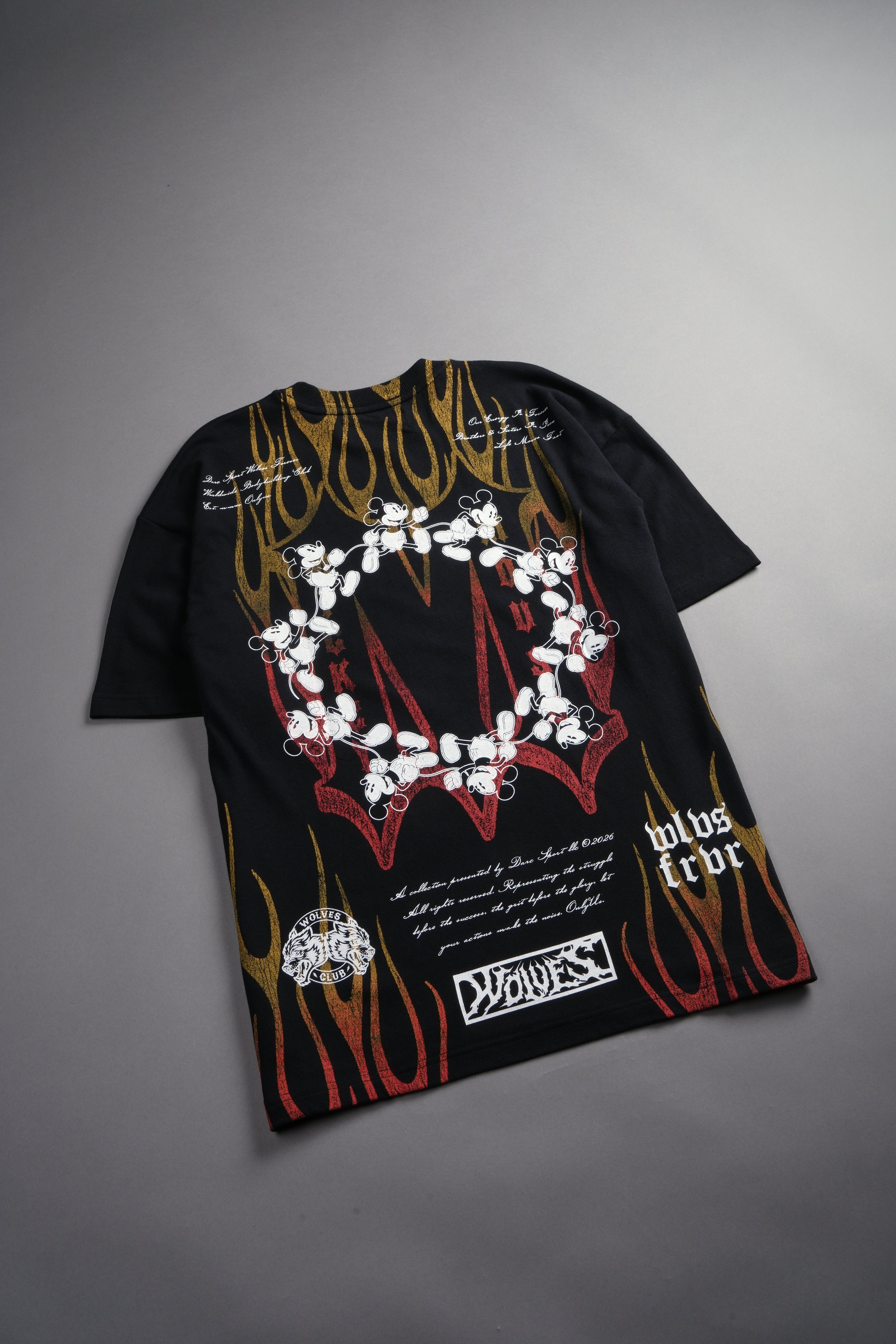 Mickey Forever Premium Oversized Tee in Black