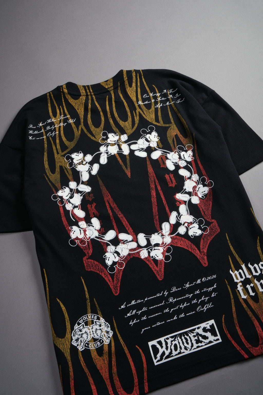 Mickey Forever Premium Oversized Tee in Black
