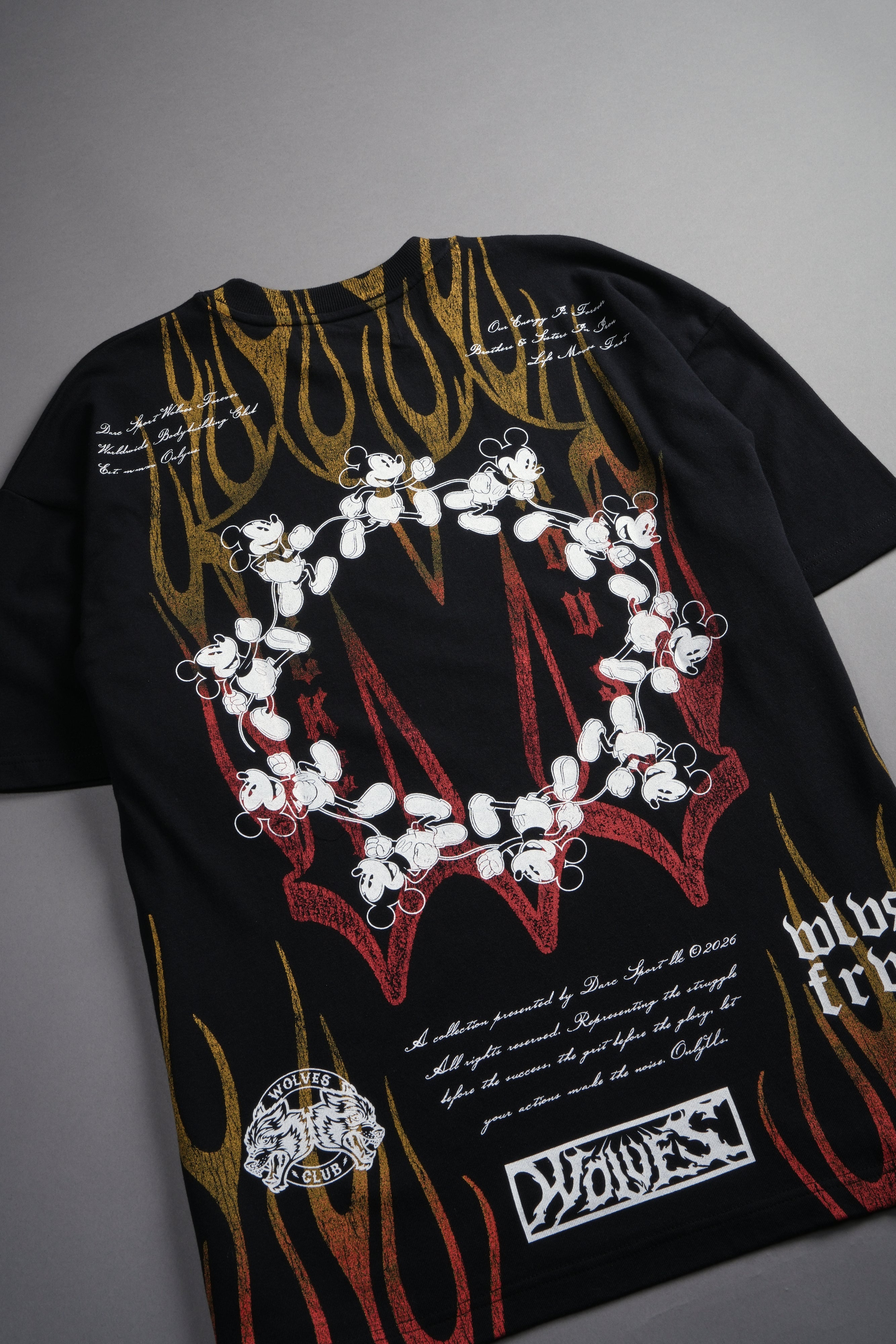 Mickey Forever Premium Oversized Tee in Black
