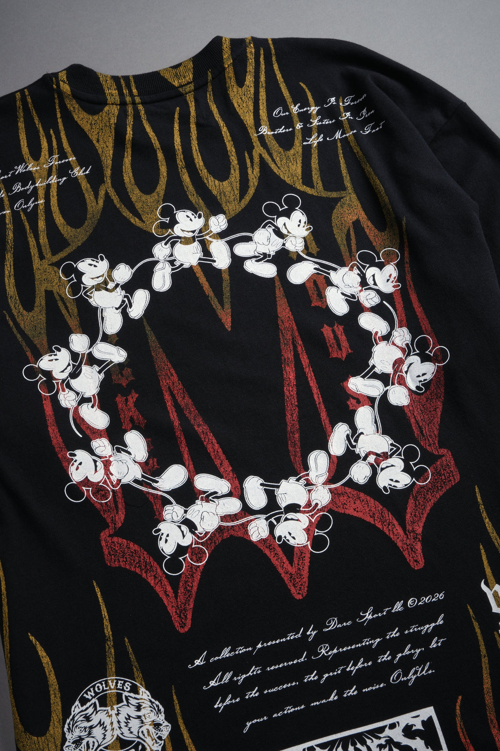 Mickey Forever Premium Oversized Tee in Black