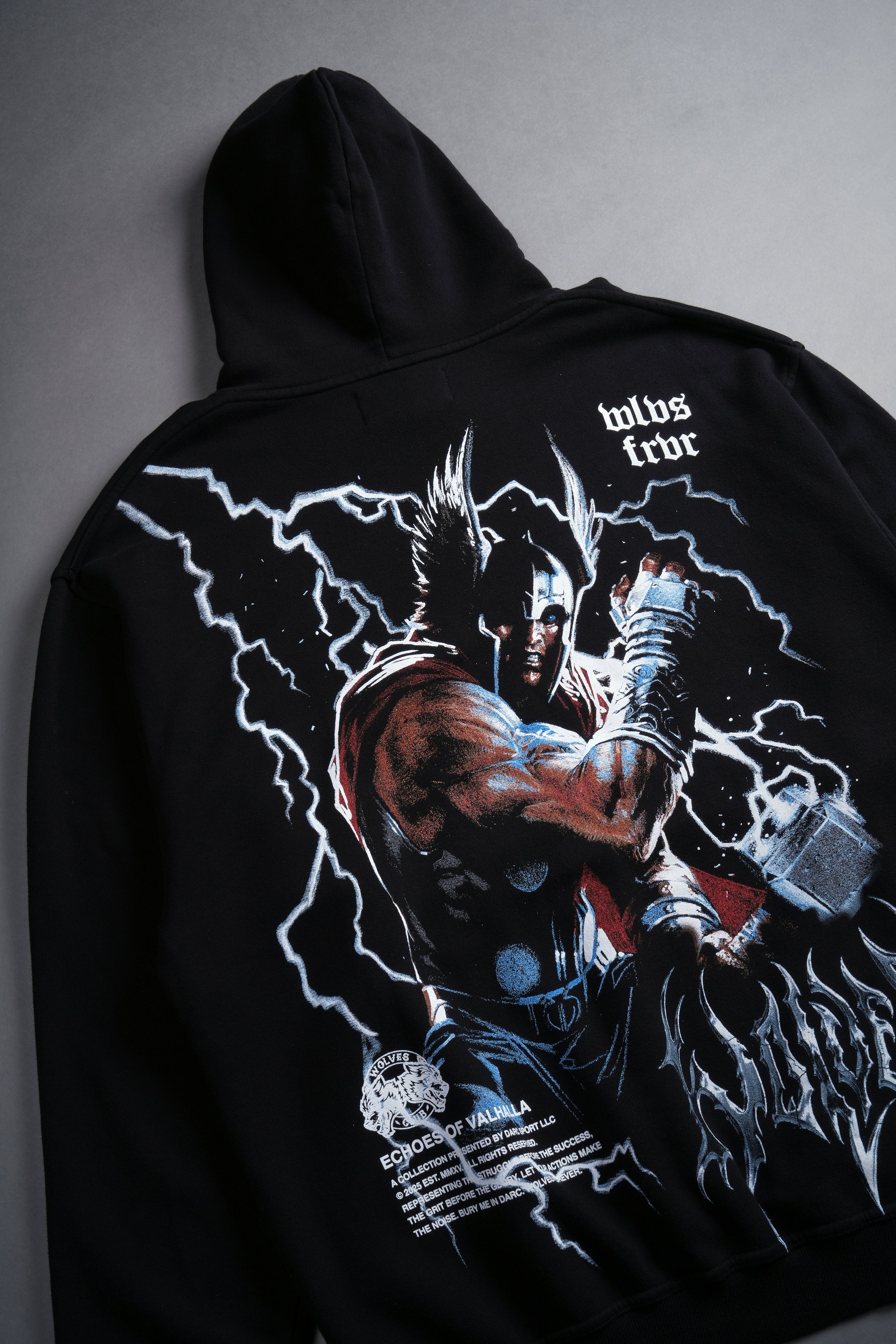 God Of Thunder "Pierce" Hoodie in Black — imagem 7
