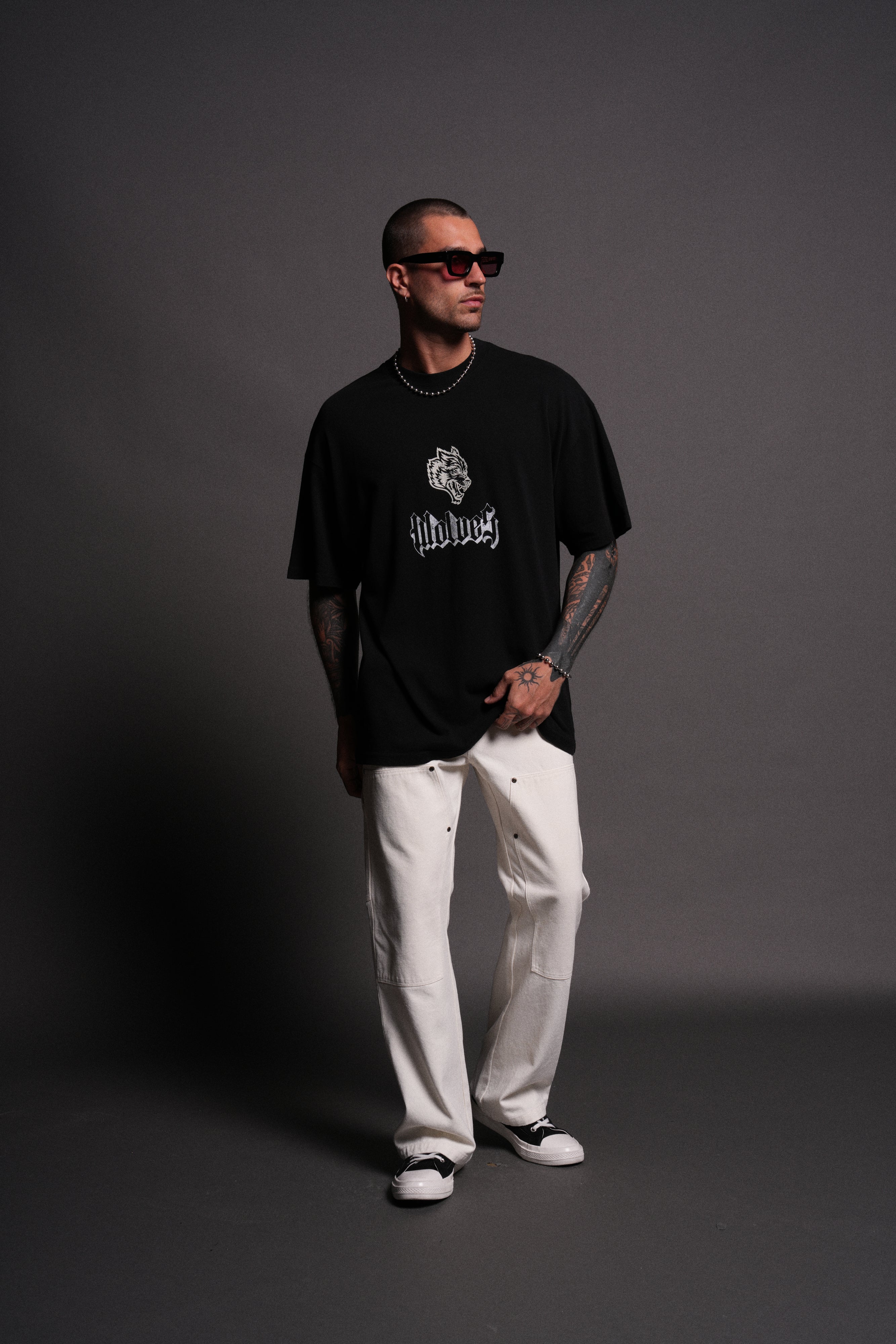 Determined "Premium" Oversized Tee in Black — imagem 5