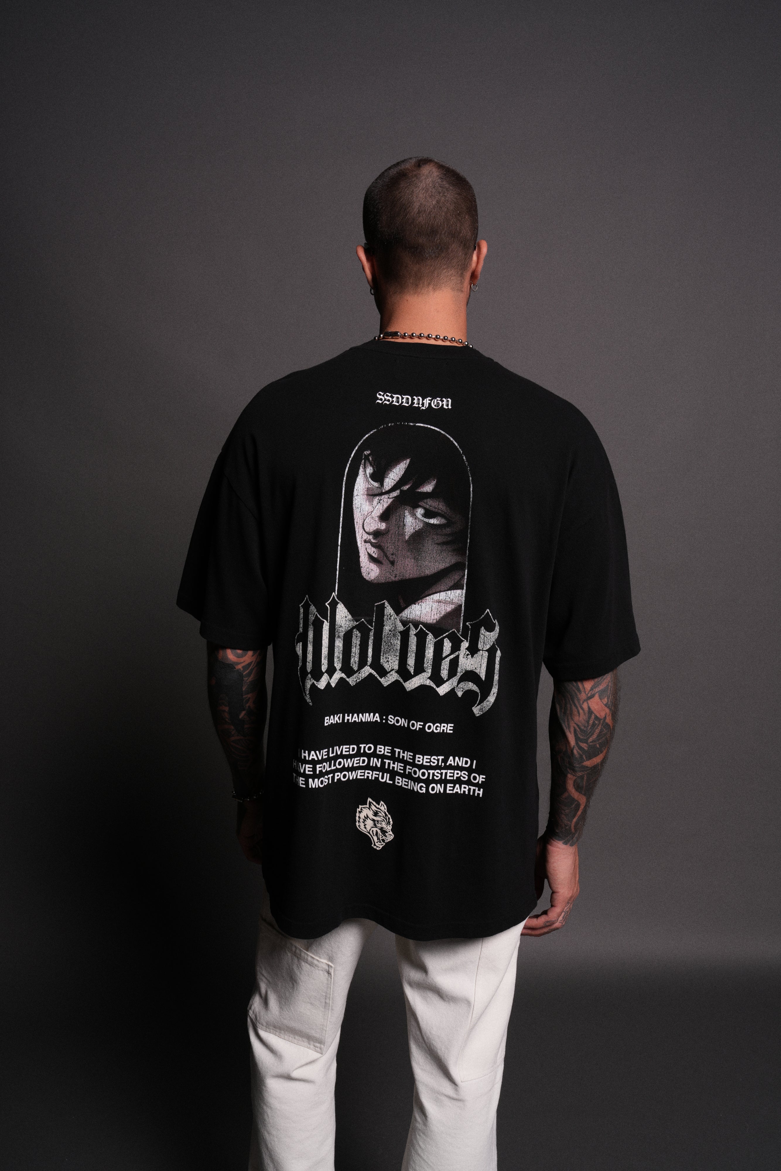 Determined "Premium" Oversized Tee in Black — imagem 4