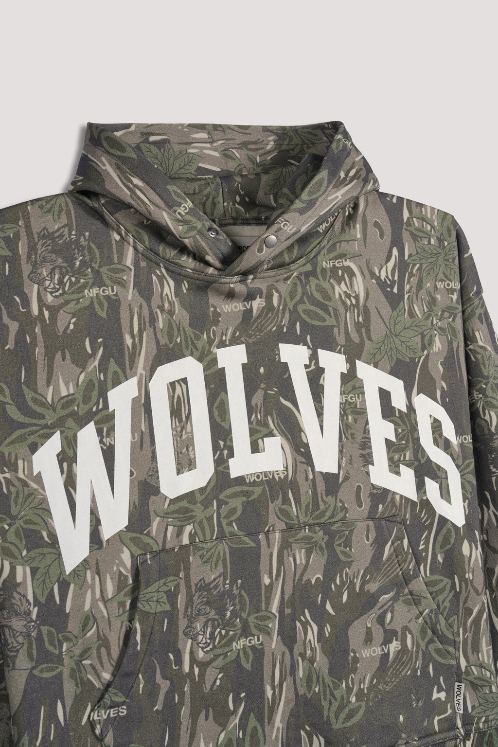 Only Loyalty Box Cut "Pierce" Hoodie in Norse Camo — imagem 12