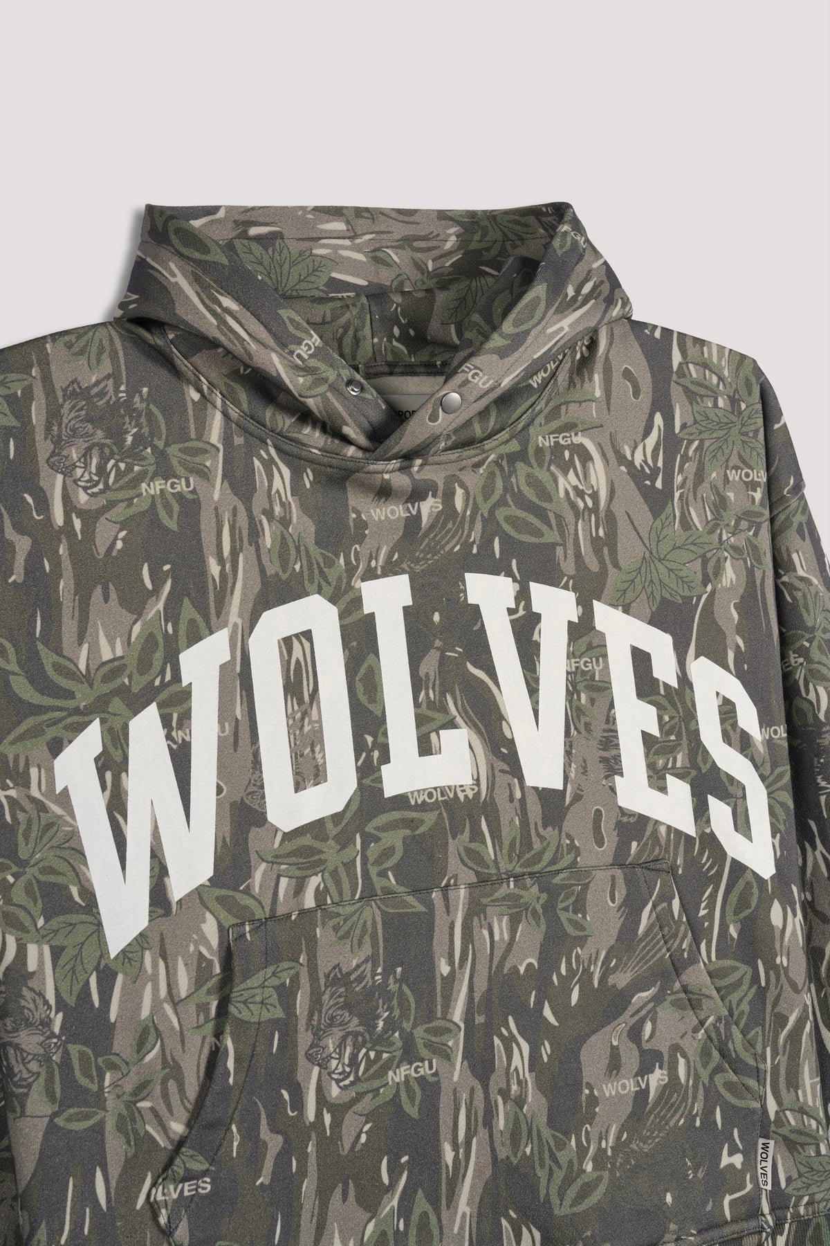 Only Loyalty Box Cut "Pierce" Hoodie in Norse Camo — imagem 12