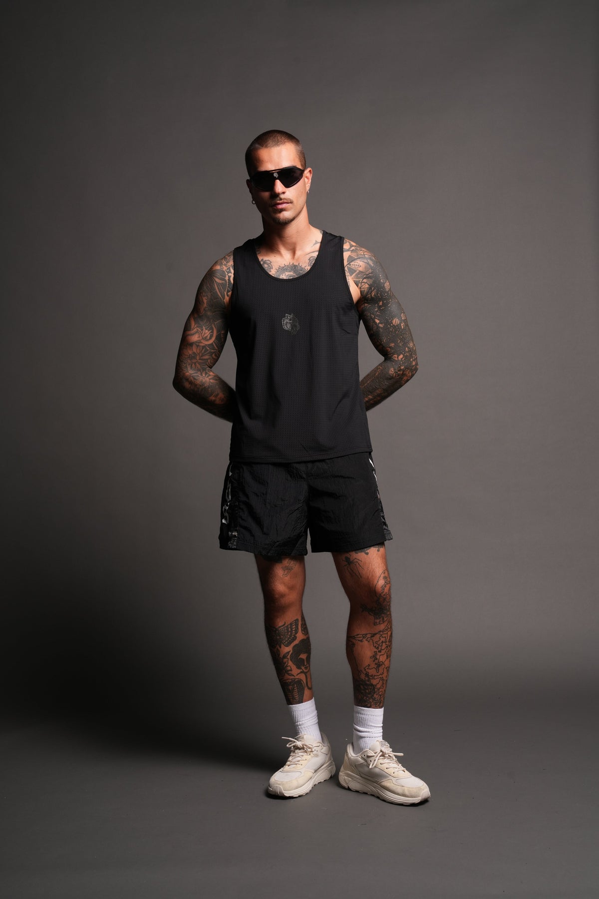 Pyramid V3 Rocky Running Tank In Black - imagem 5