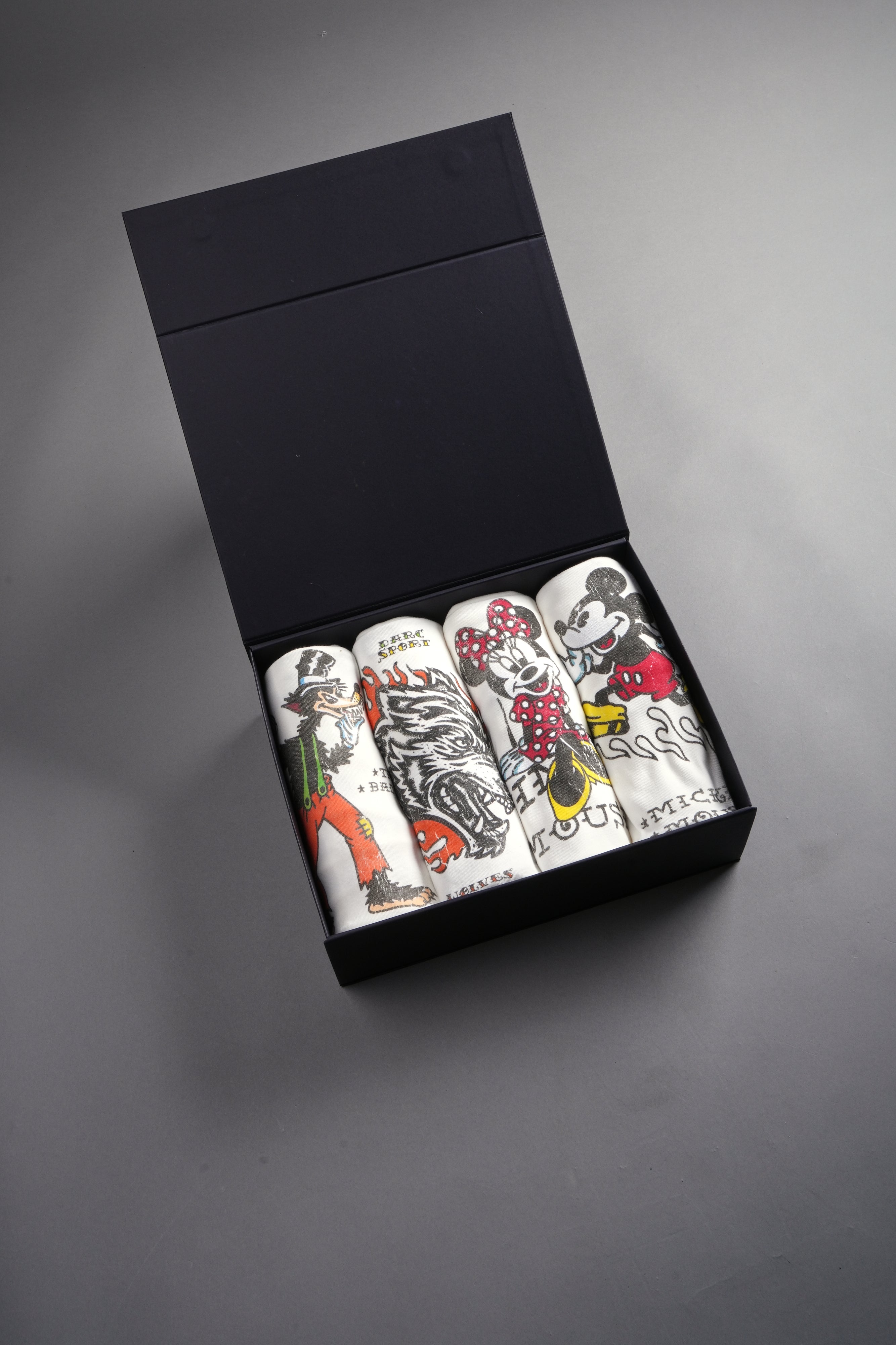 Mickey & The Wolf "Side-By-Side" Tee Box Set in Cream