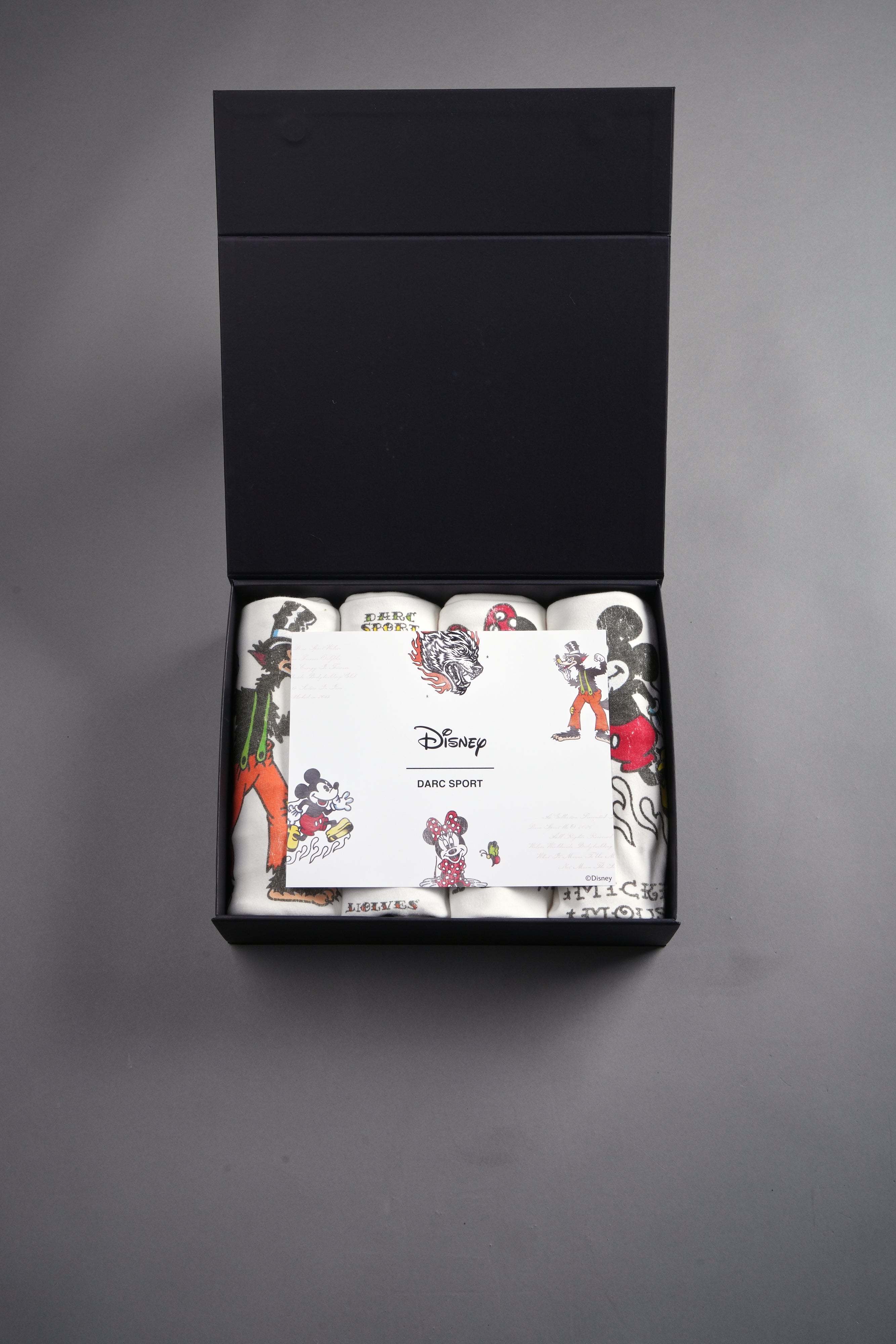 Mickey & The Wolf "Side-By-Side" Tee Box Set in Cream