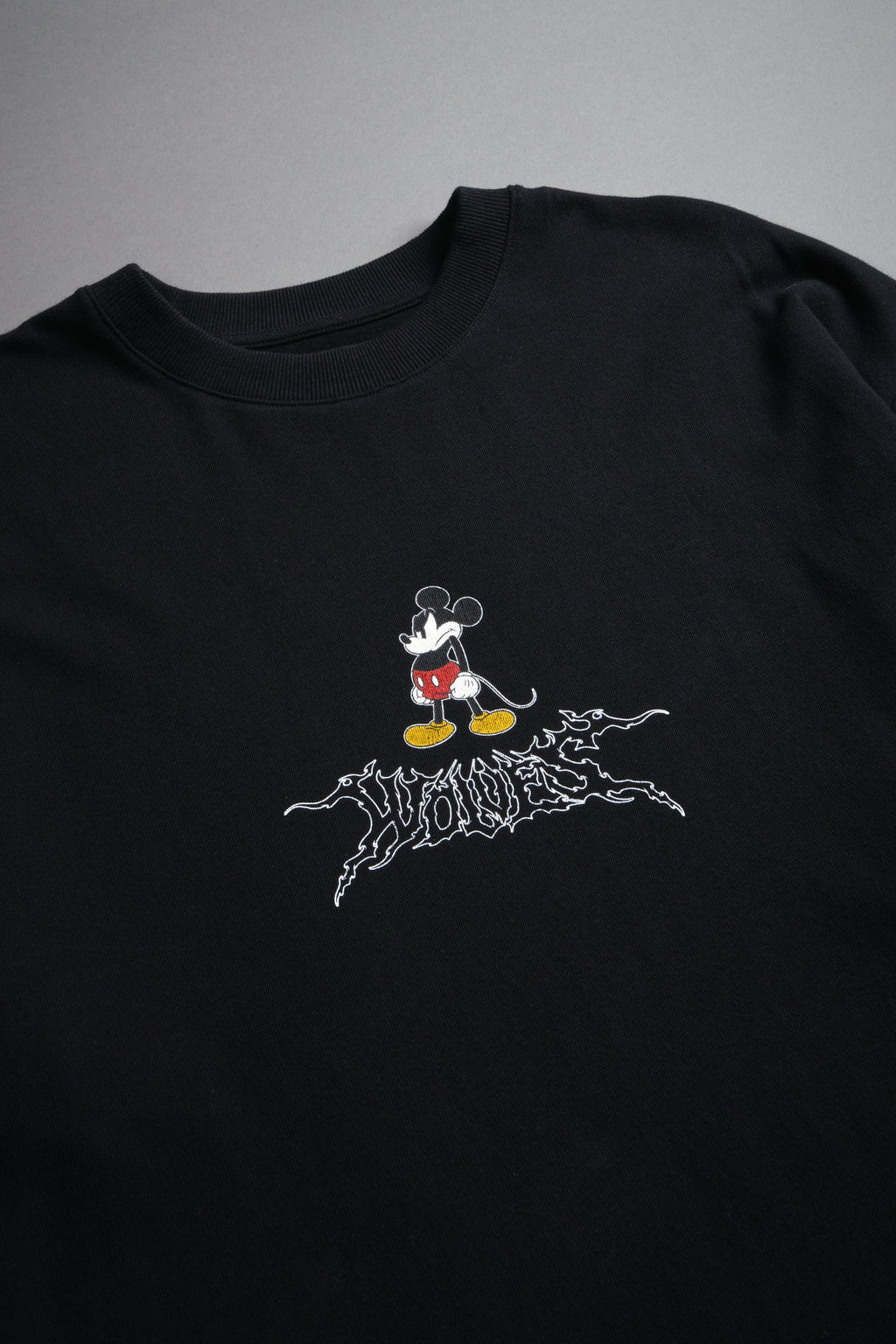 Mickey Wlvsfrvr Premium Oversized Tee in Black