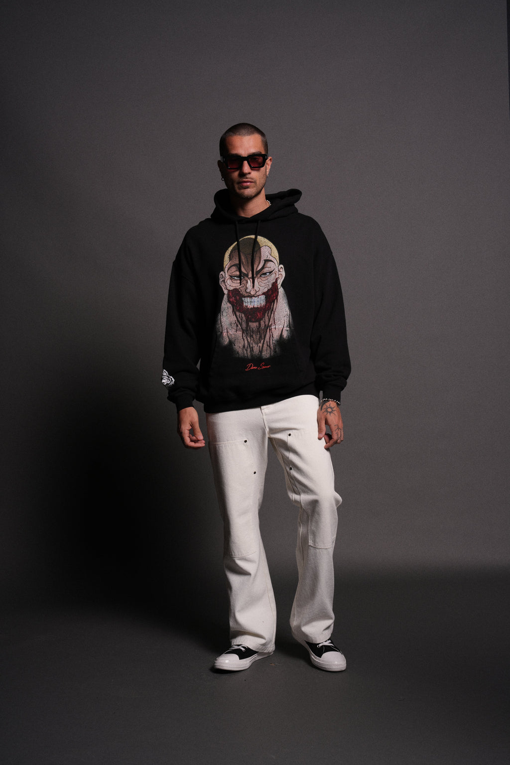 Enraged "Grunge" Hoodie in Black — imagem 5