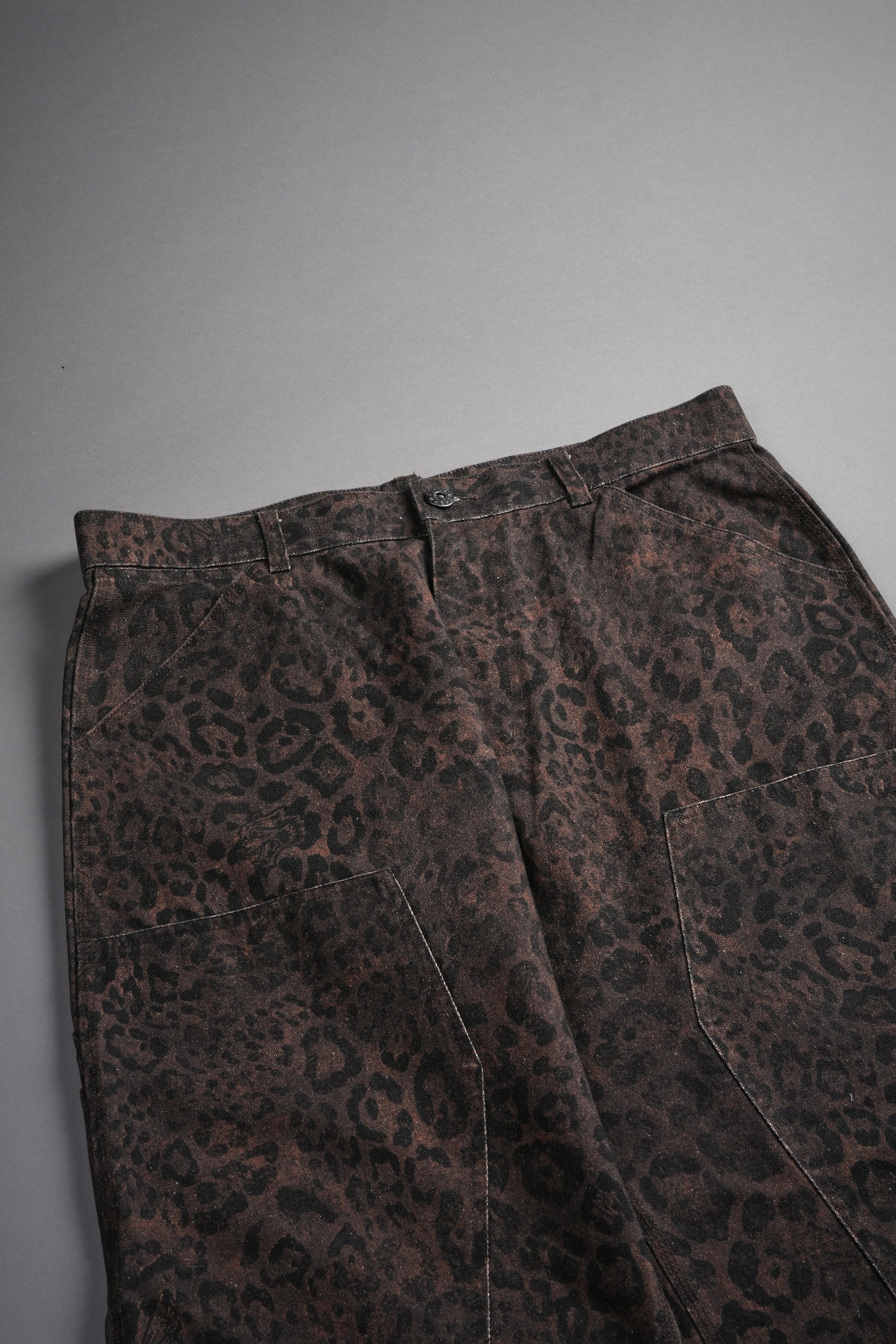 Wolves Chopper Dillon Pants in Darc Brown Leopard