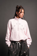 Stud Pyramid She Everson Mockneck Sweater In Blush Pink - imagem 1