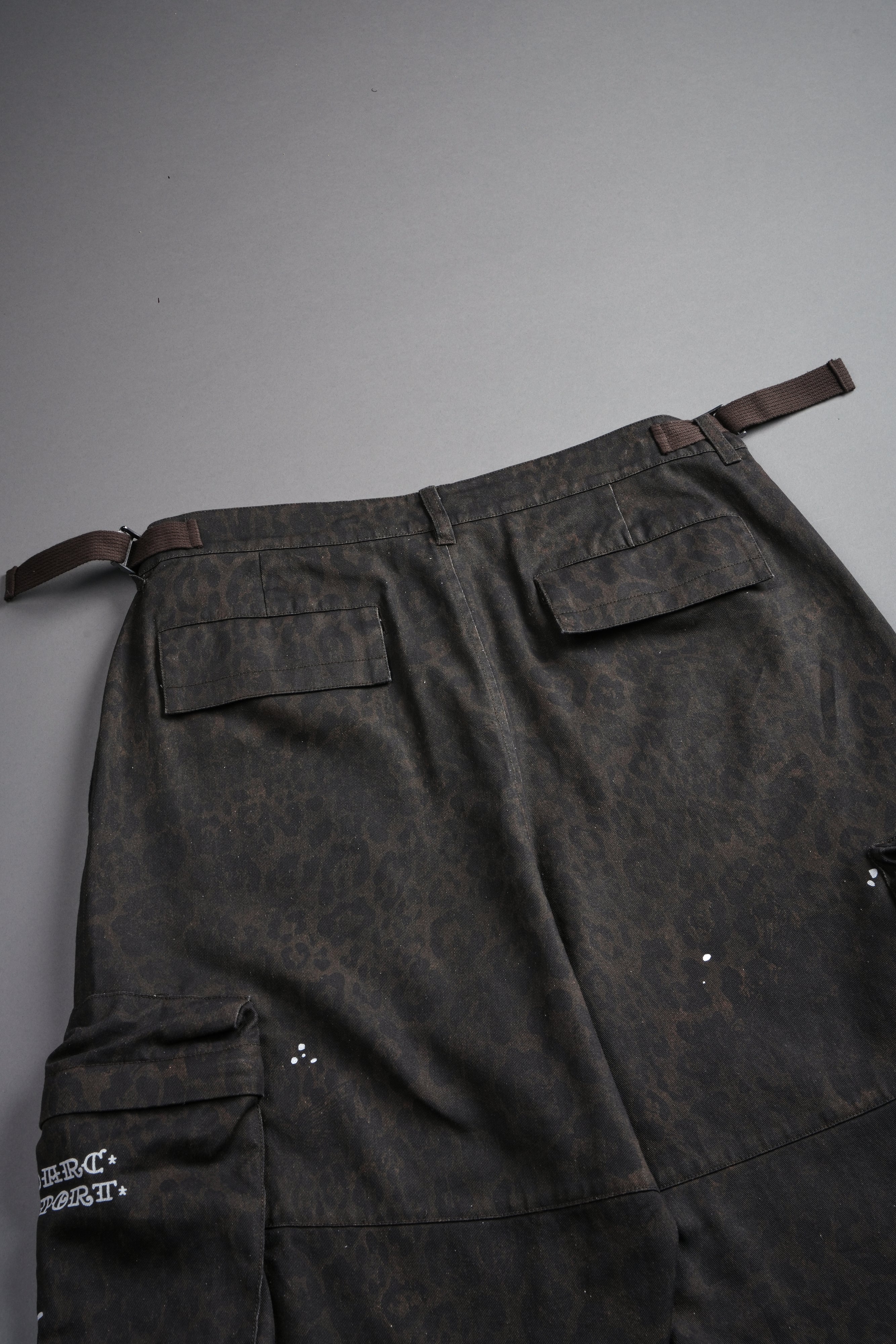 Darc Flash Duke Cargo Shorts in Darc Brown Leopard