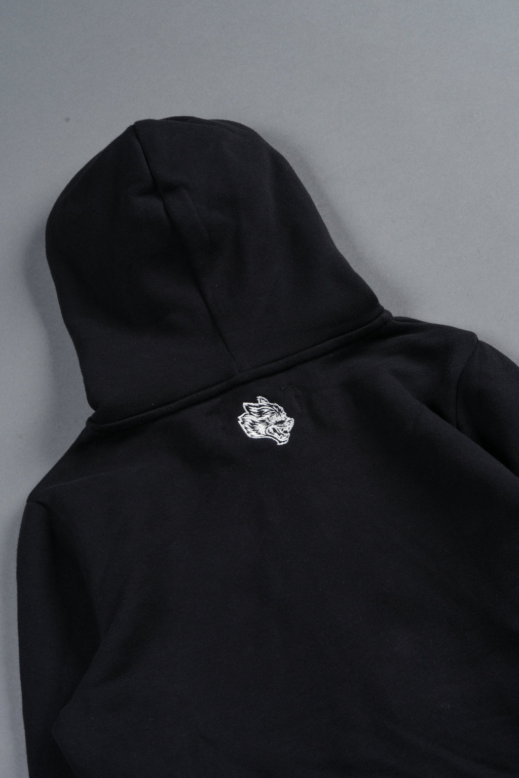 Stud Lobo Iris Zip Up Hoodie In Black