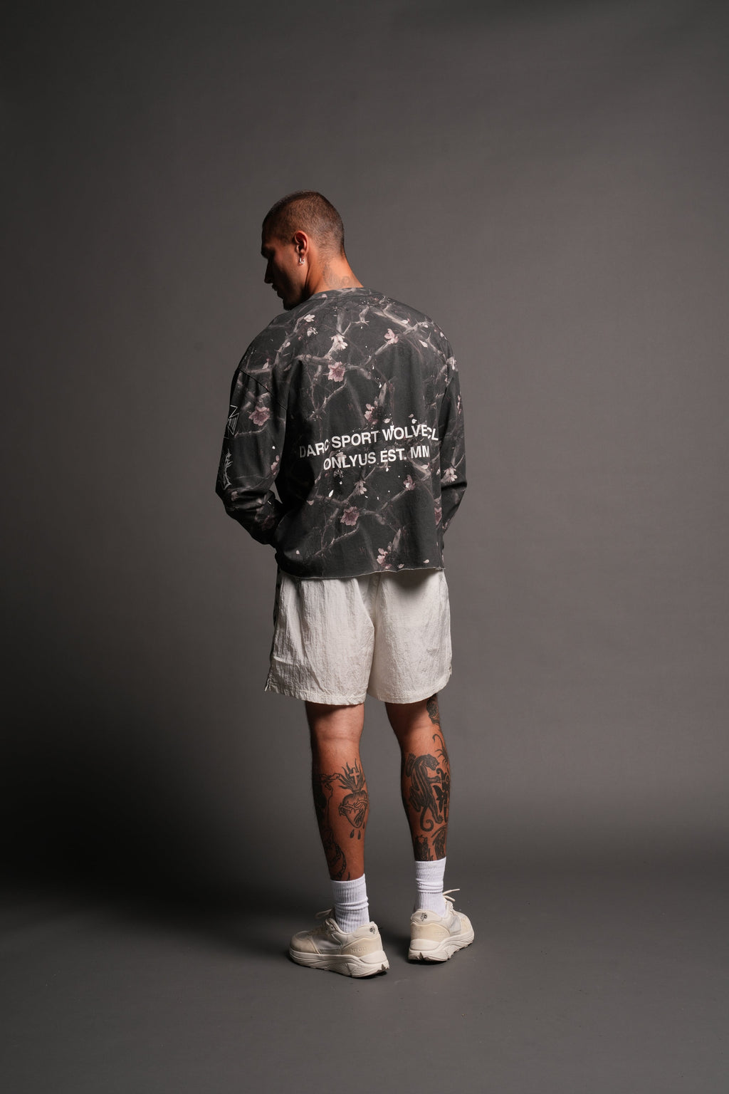 Wlvsfrvr Zdan Shorts In Cream - imagem 7