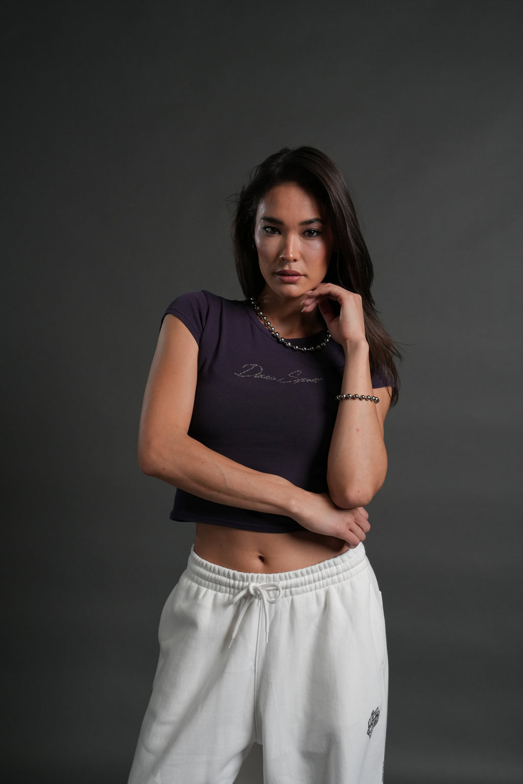 Darc Star "Baby" Tee in Phantom Purple — imagem 1